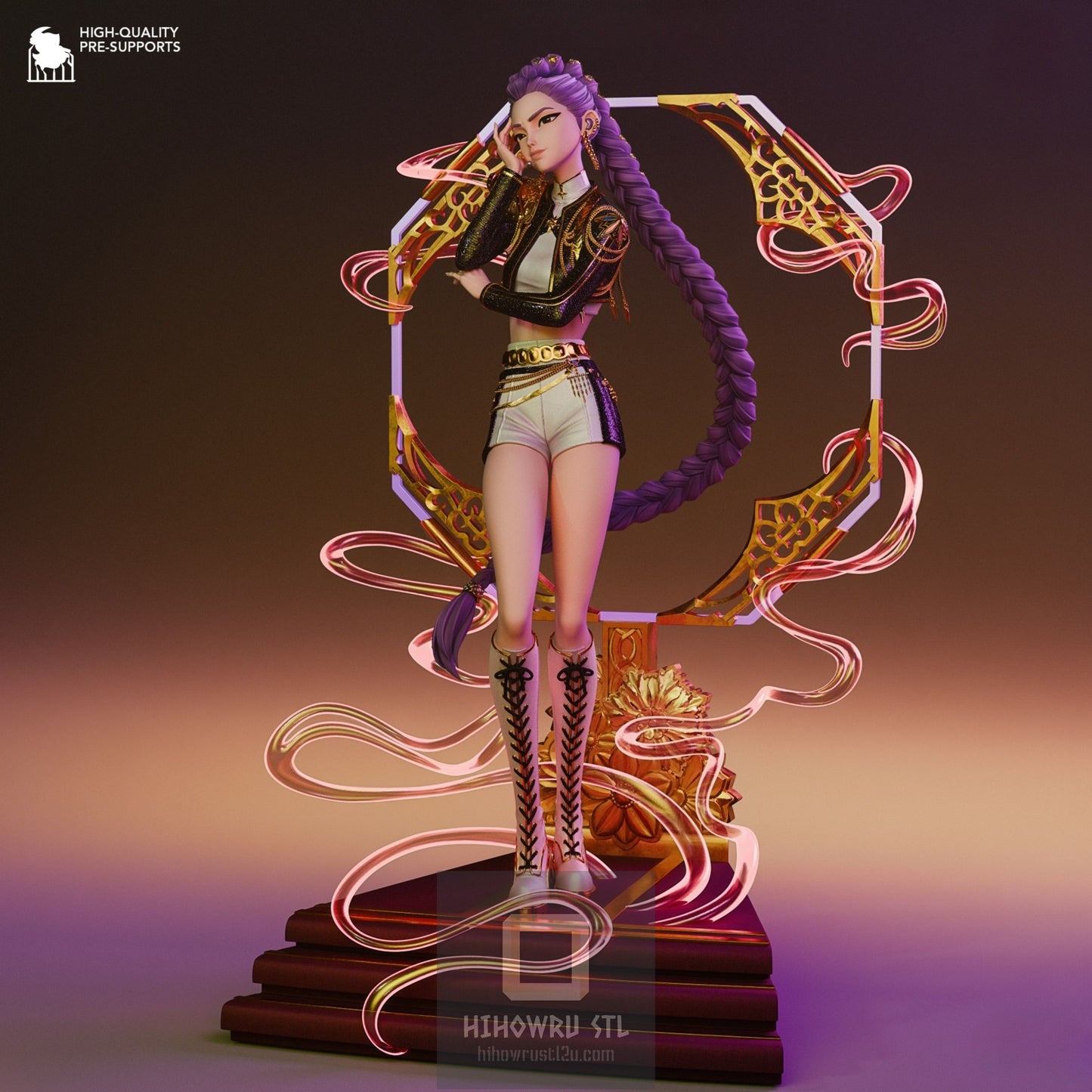 4385 Rumi - KPop Demon Hunters - STL 3D Print Files