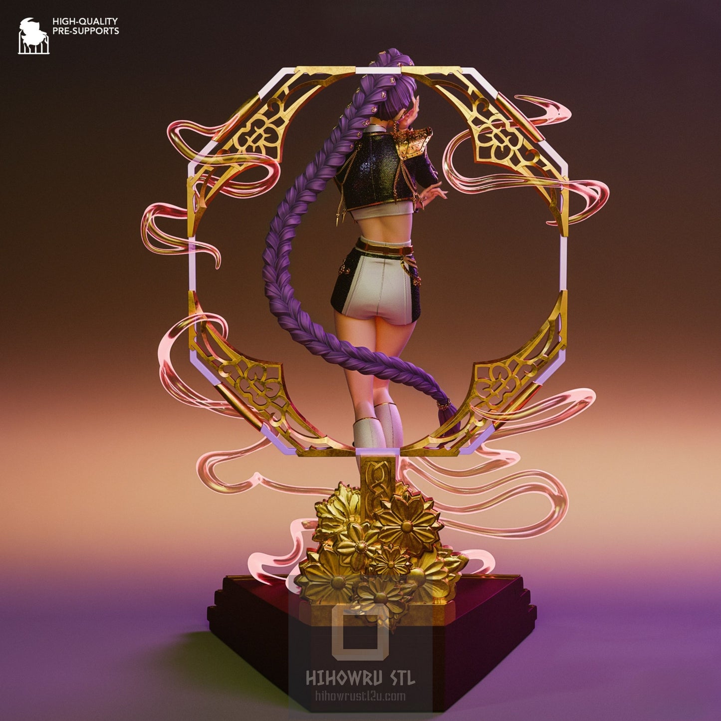 4385 Rumi - KPop Demon Hunters - STL 3D Print Files