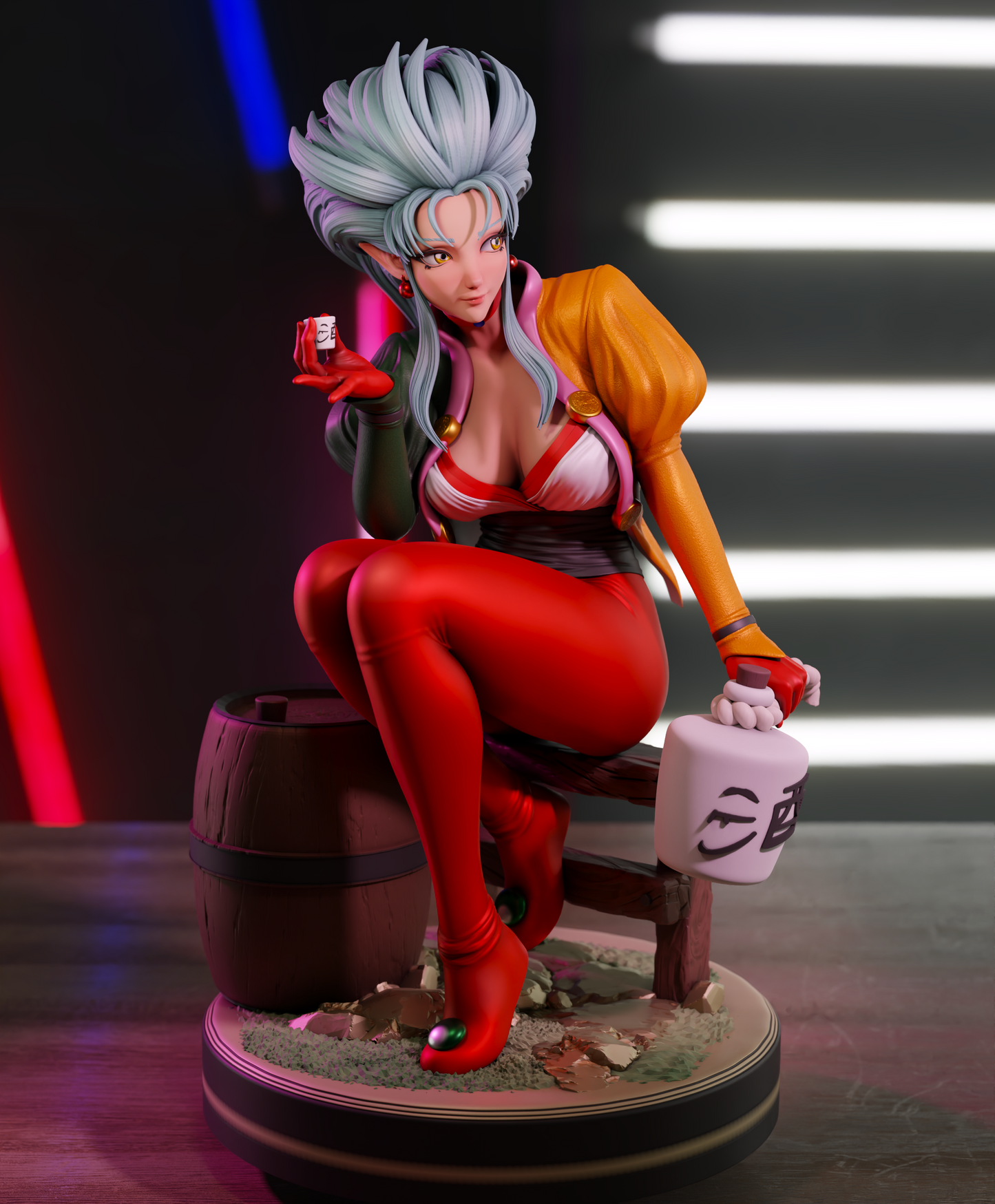 2942 Ryoko Hakubi NSFW - Tenchi Muyo - STL 3D Print Files