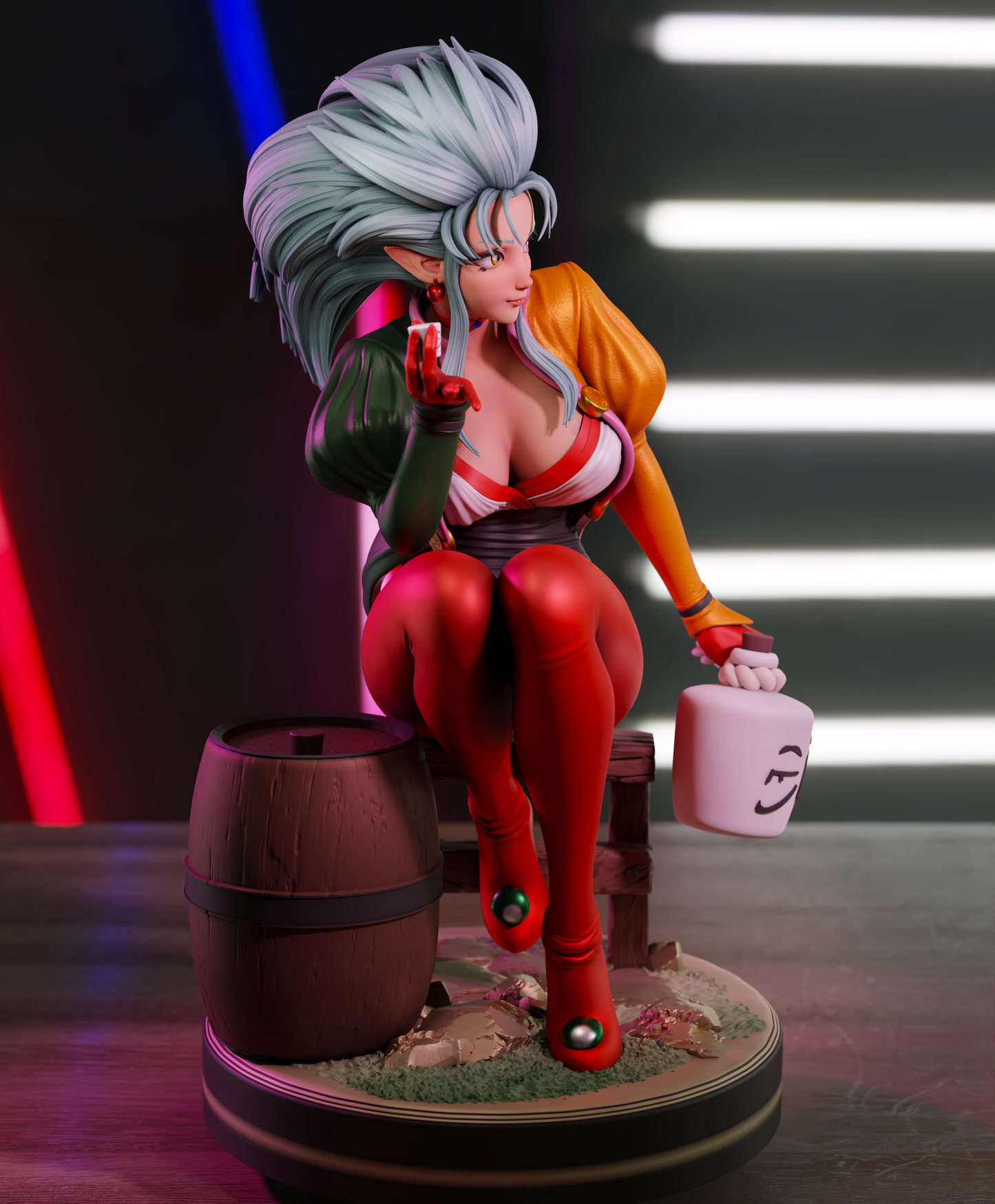 2942 Ryoko Hakubi NSFW - Tenchi Muyo - STL 3D Print Files