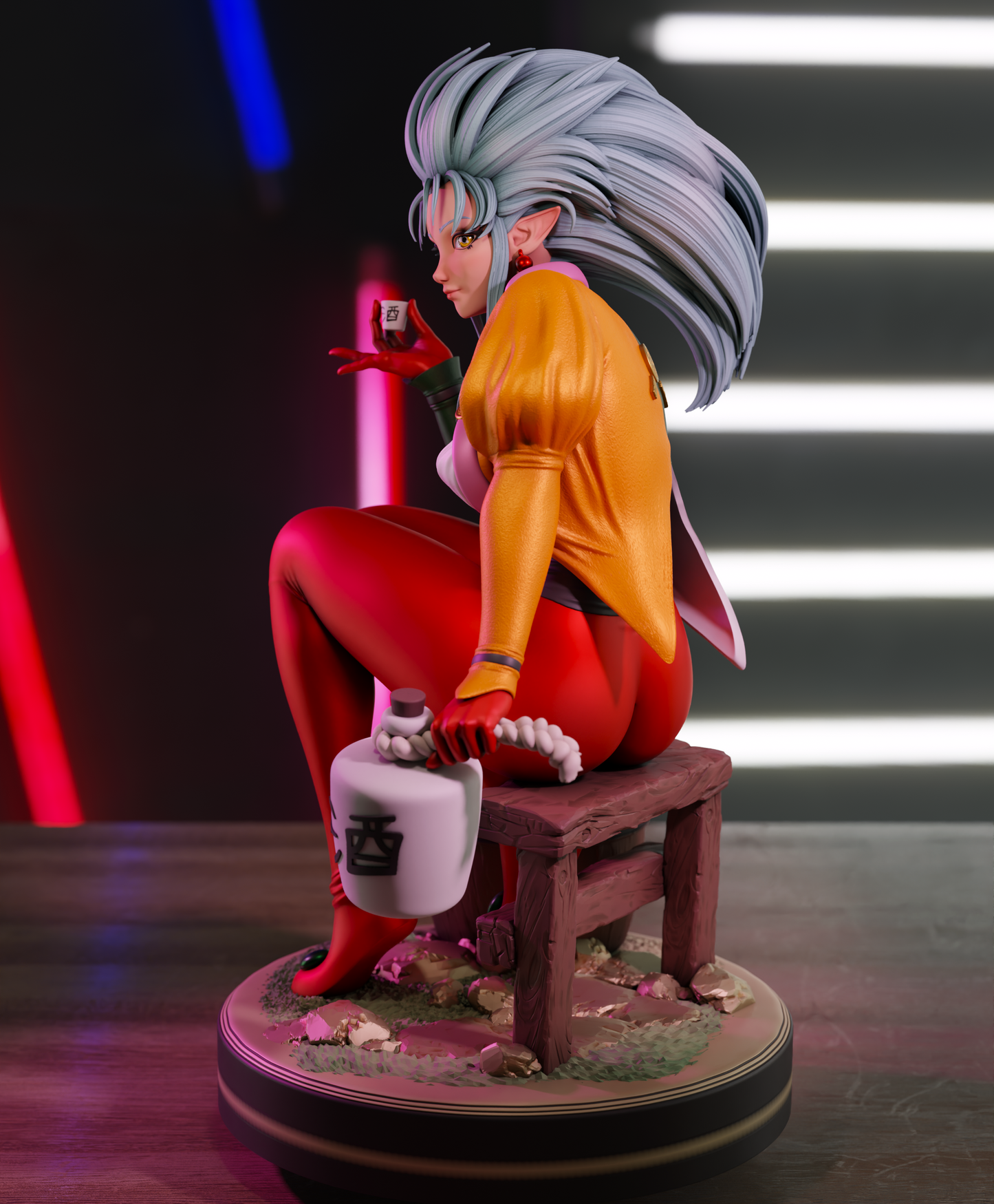 2942 Ryoko Hakubi NSFW - Tenchi Muyo - STL 3D Print Files