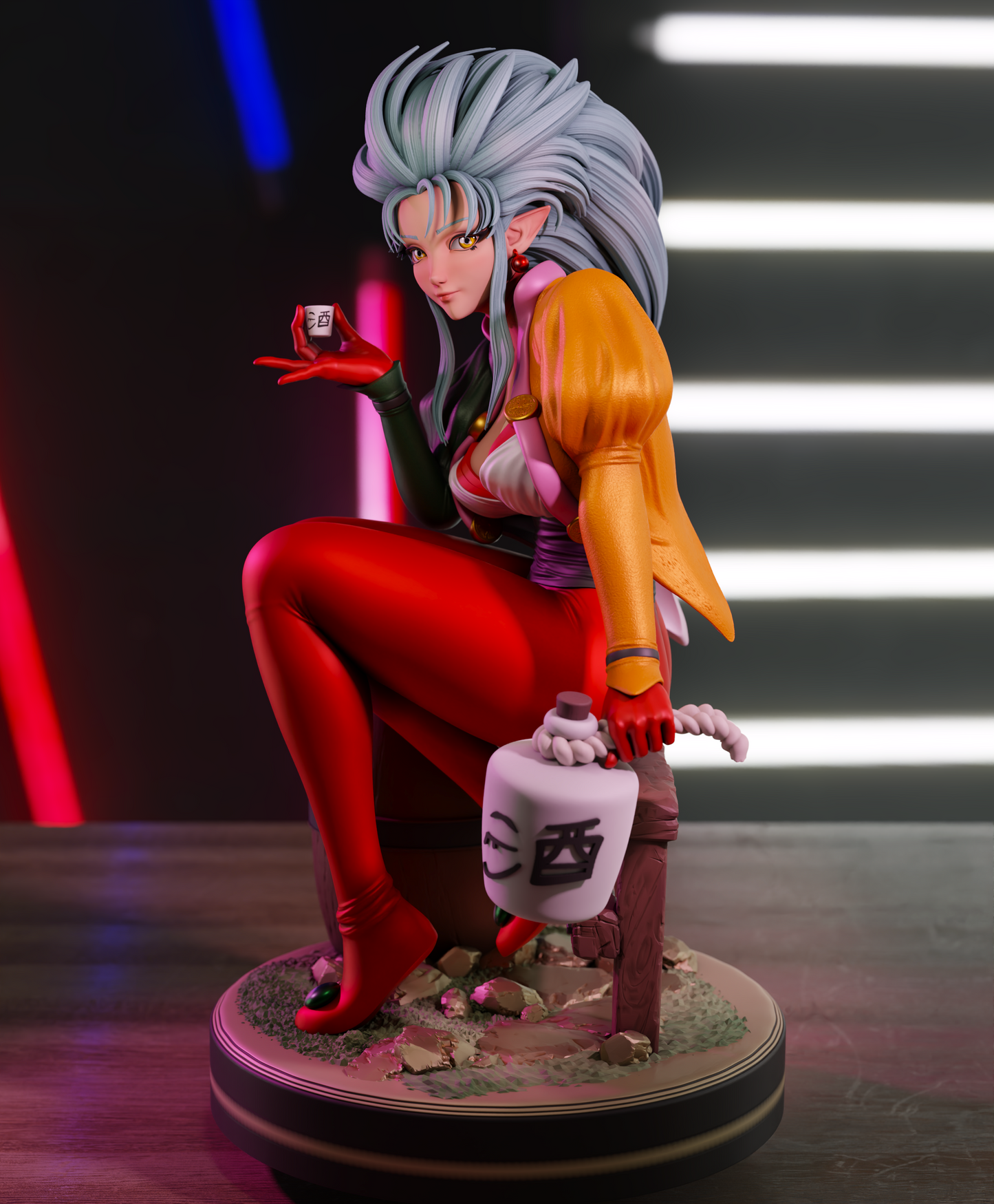 2942 Ryoko Hakubi NSFW - Tenchi Muyo - STL 3D Print Files