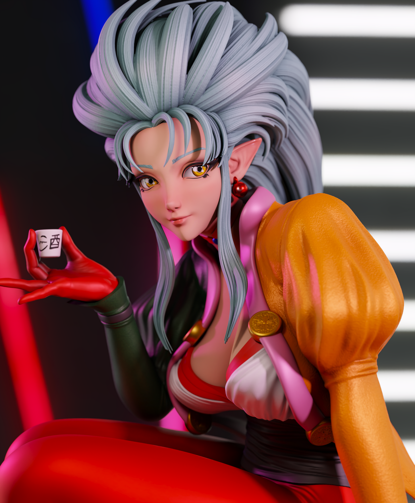 2942 Ryoko Hakubi NSFW - Tenchi Muyo - STL 3D Print Files