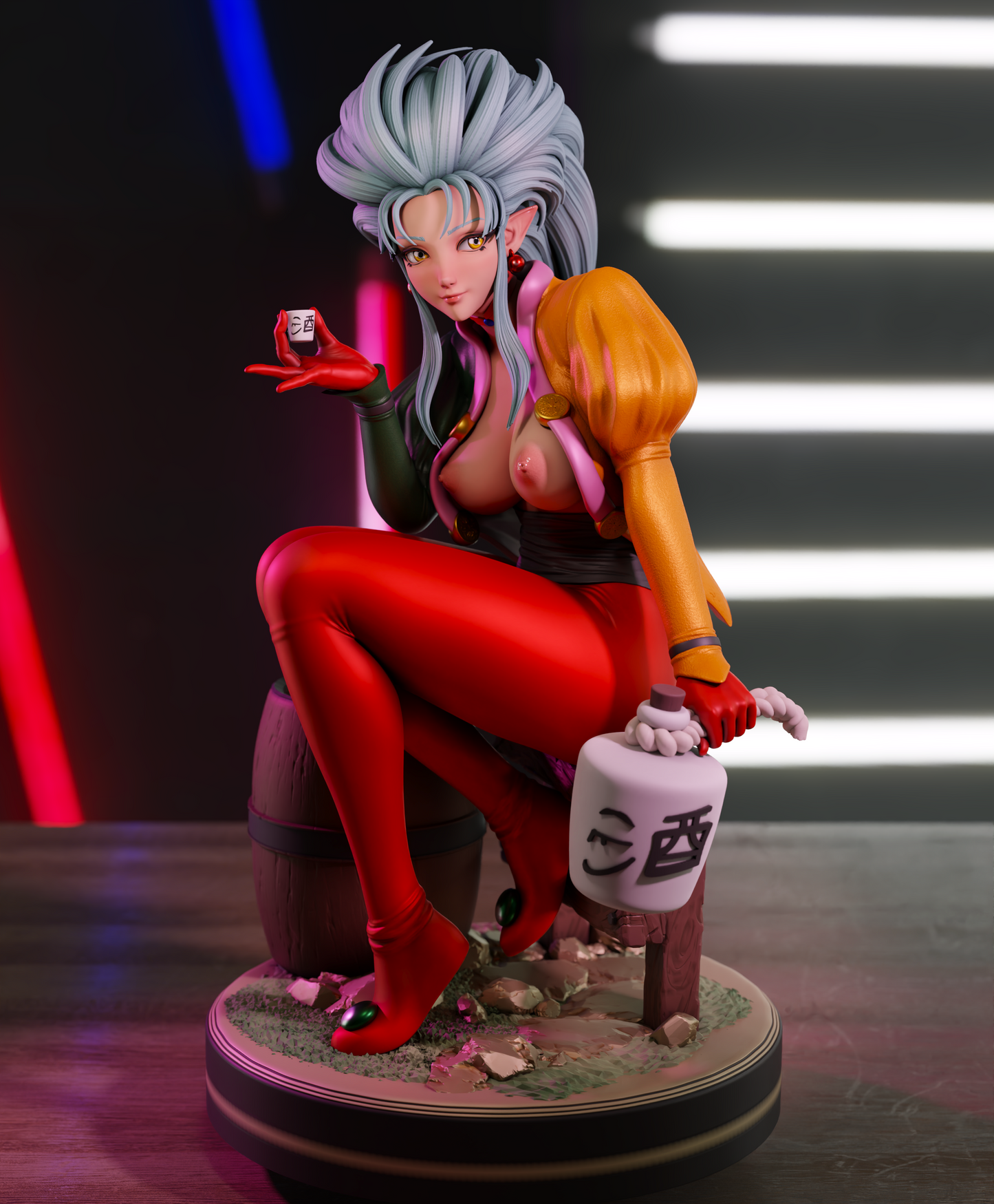 2942 Ryoko Hakubi NSFW - Tenchi Muyo - STL 3D Print Files