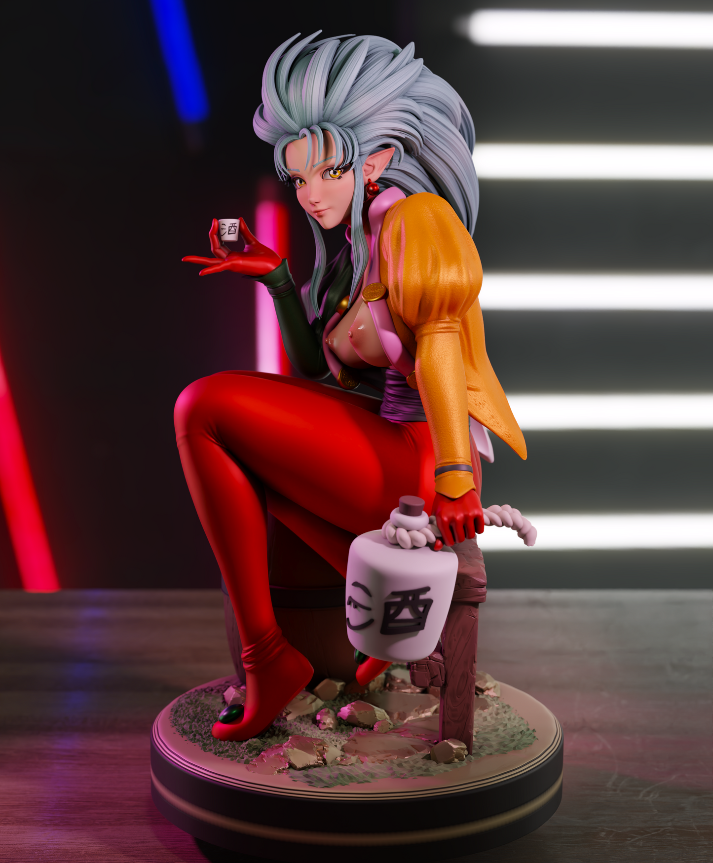 2942 Ryoko Hakubi NSFW - Tenchi Muyo - STL 3D Print Files