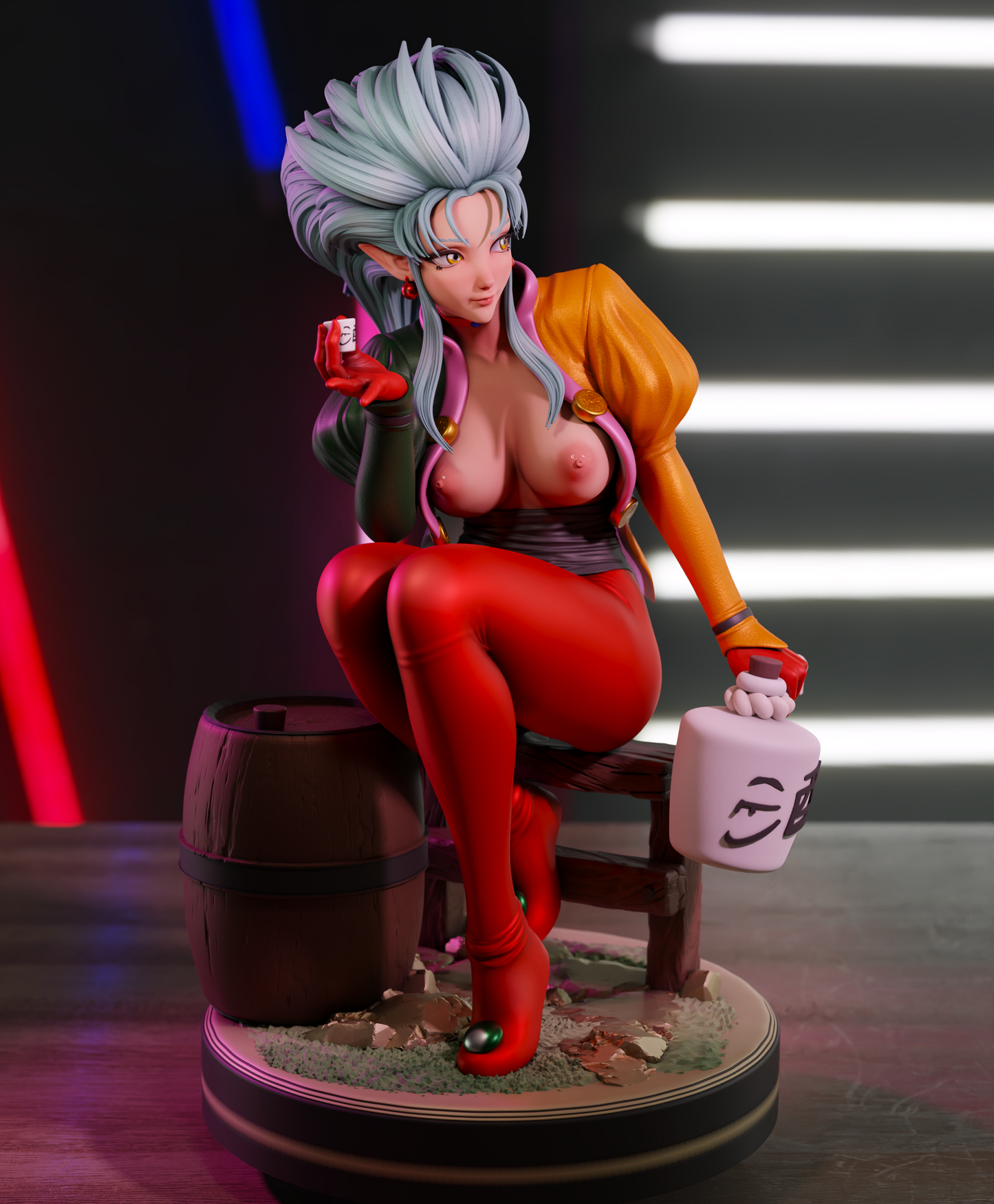 2942 Ryoko Hakubi NSFW - Tenchi Muyo - STL 3D Print Files