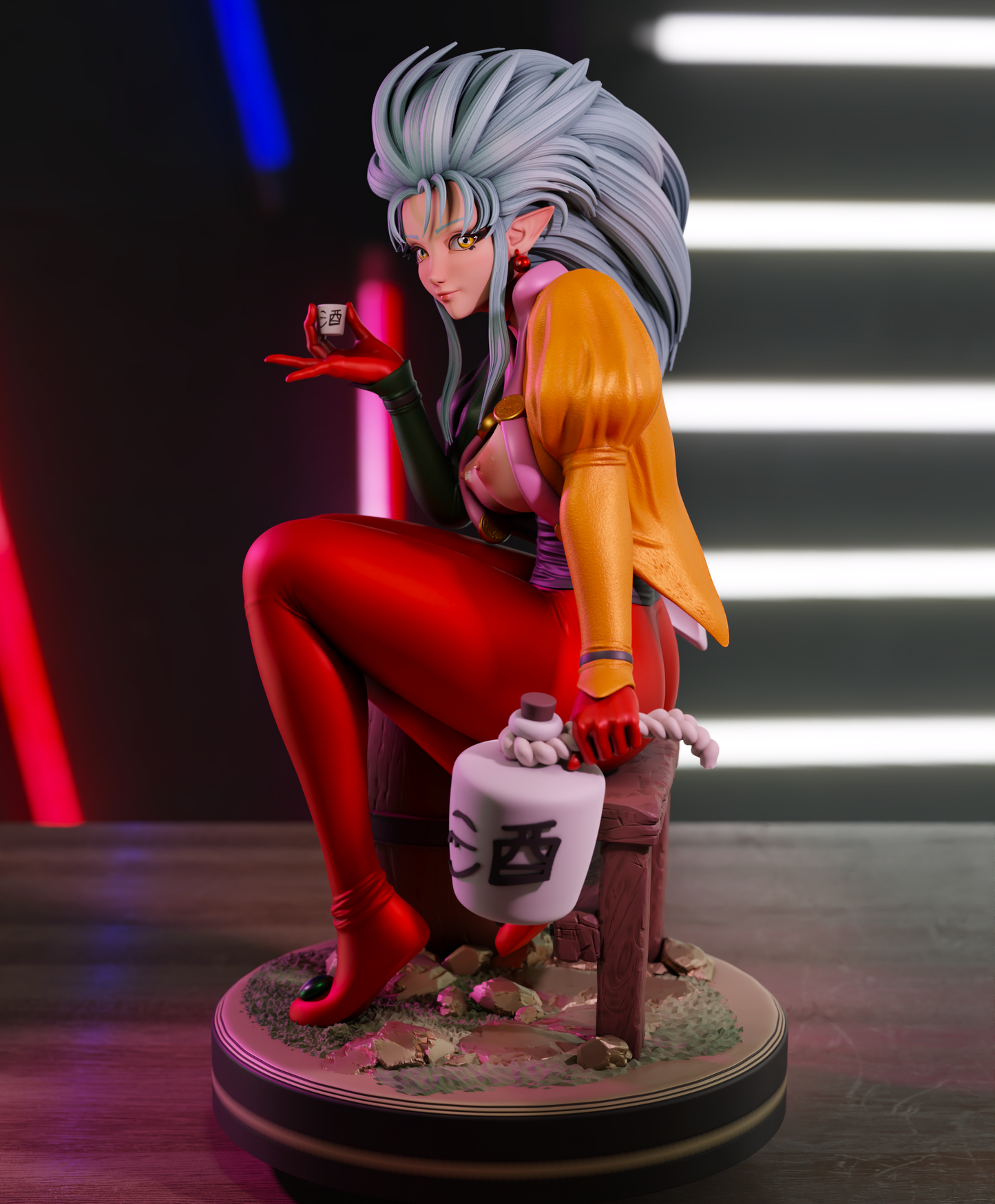 2942 Ryoko Hakubi NSFW - Tenchi Muyo - STL 3D Print Files