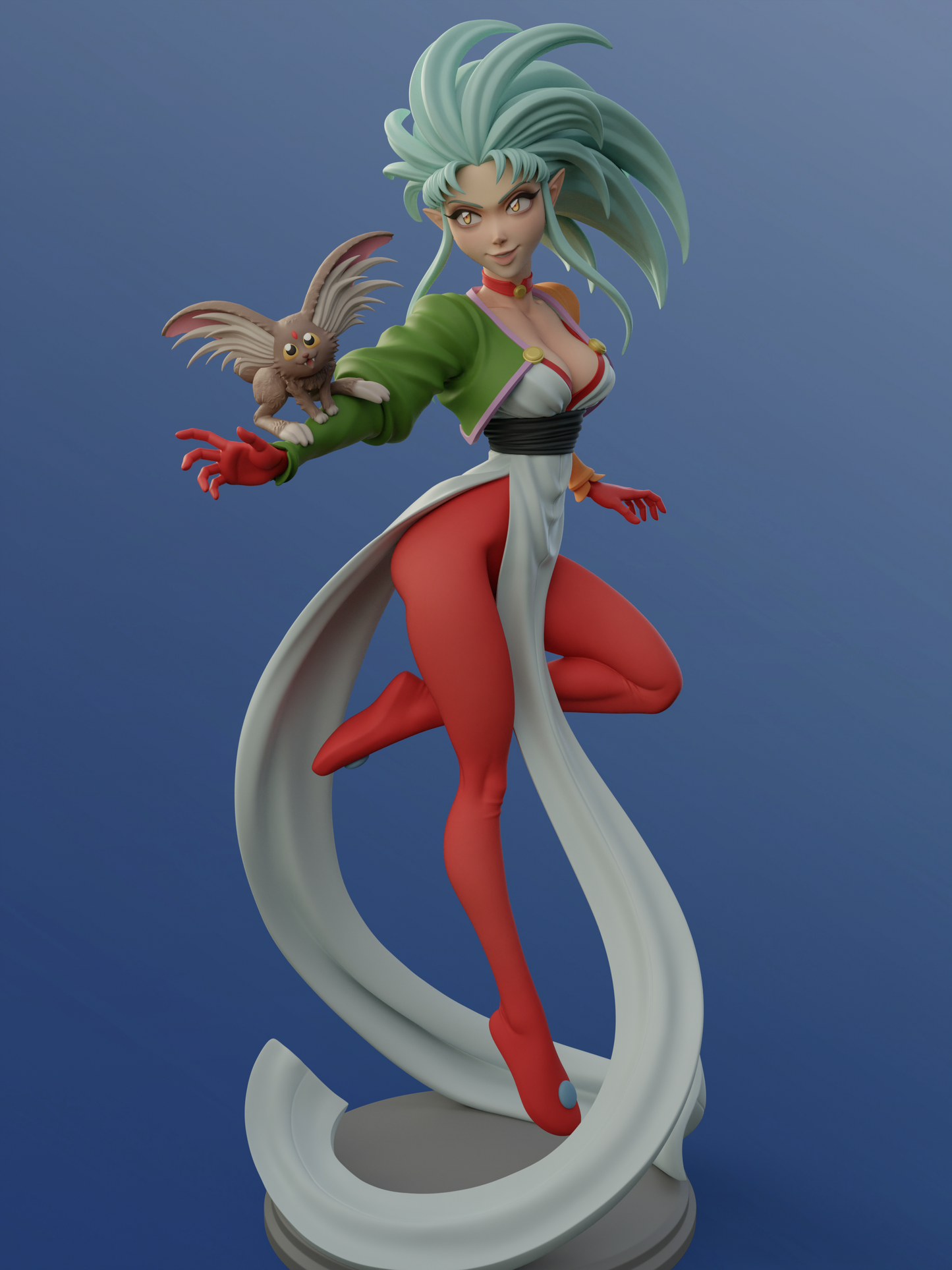 3135 Ryoko Hakubi NSFW - Tenchi Muyo - STL 3D Print Files