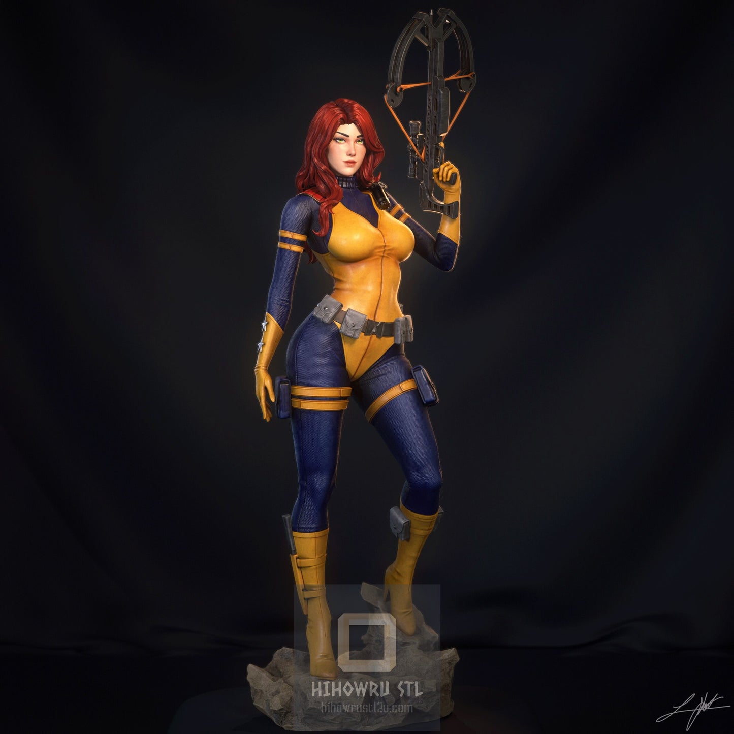 4547 Scarlett - G.I. Joe - STL 3D Print Files