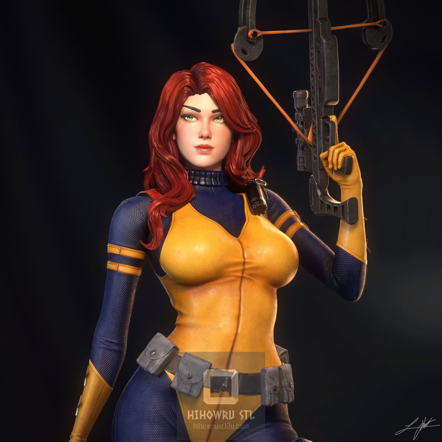 4547 Scarlett - G.I. Joe - STL 3D Print Files