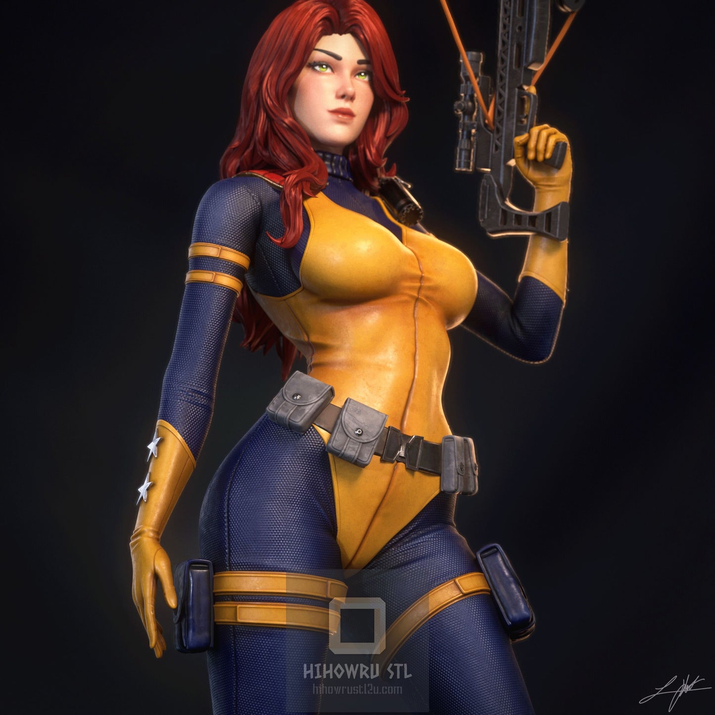 4547 Scarlett - G.I. Joe - STL 3D Print Files