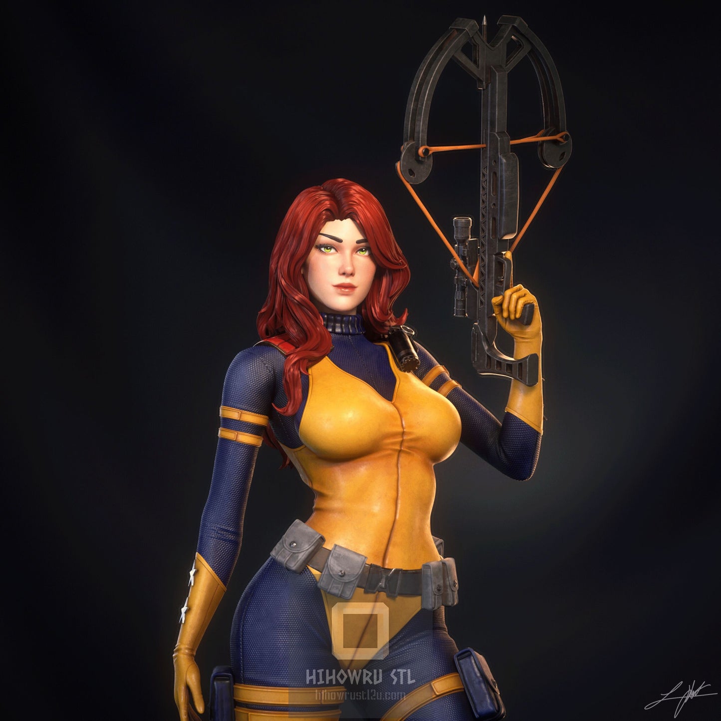 4547 Scarlett - G.I. Joe - STL 3D Print Files