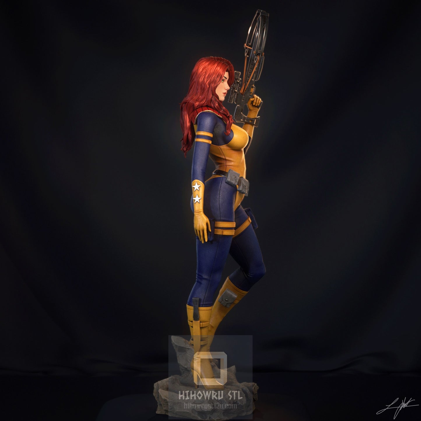 4547 Scarlett - G.I. Joe - STL 3D Print Files