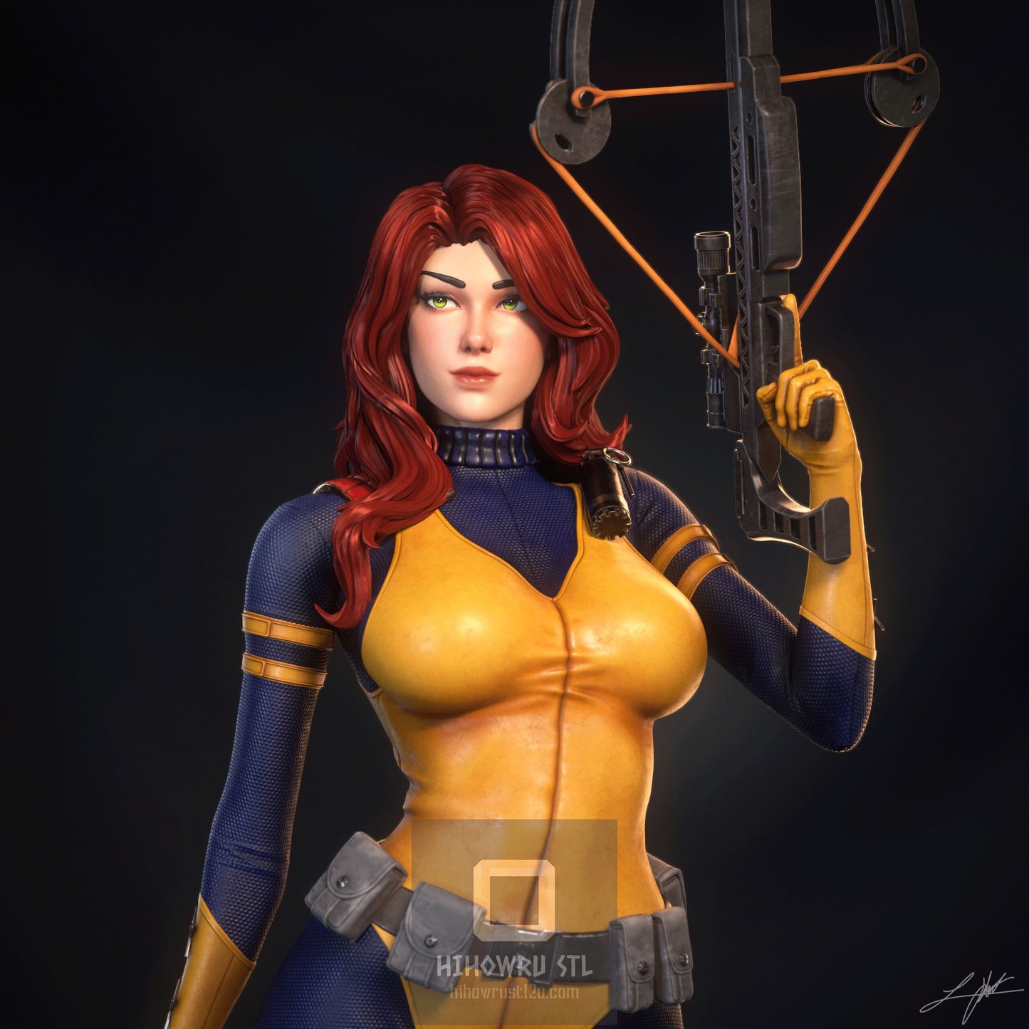 4547 Scarlett - G.I. Joe - STL 3D Print Files