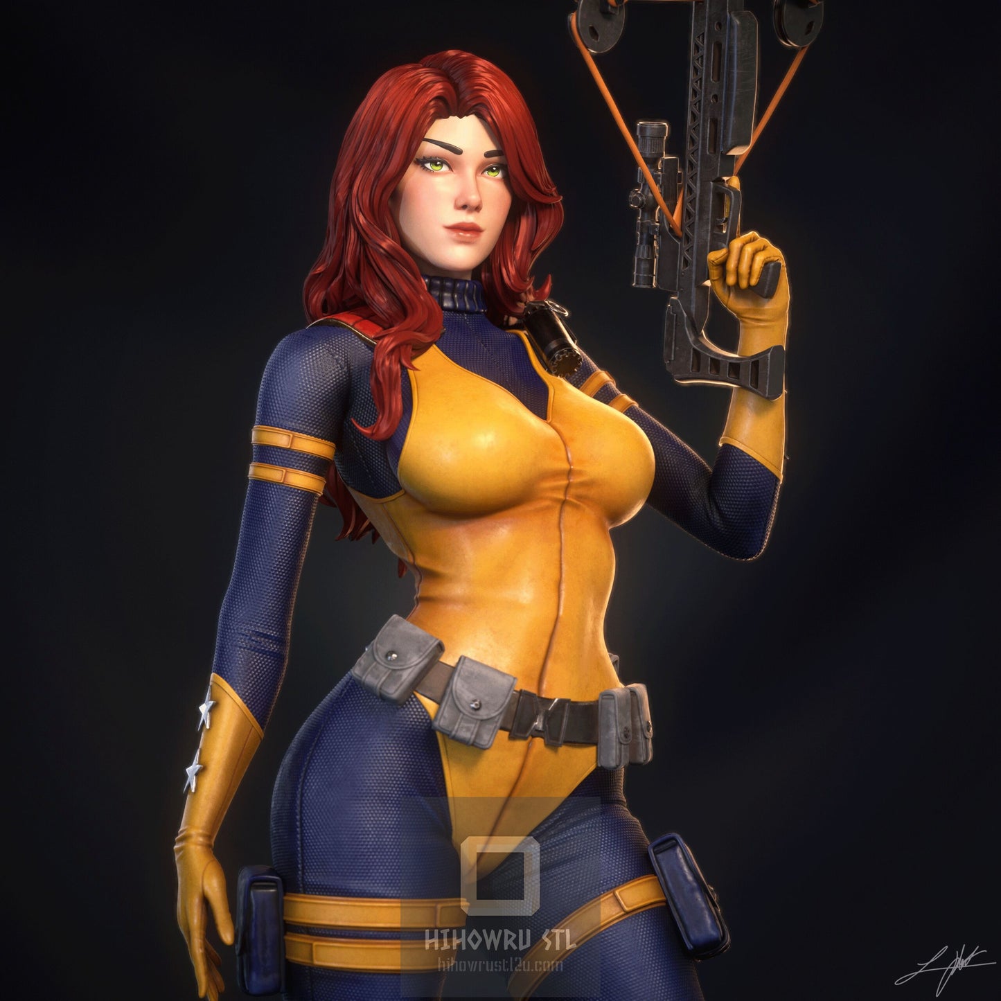 4547 Scarlett - G.I. Joe - STL 3D Print Files