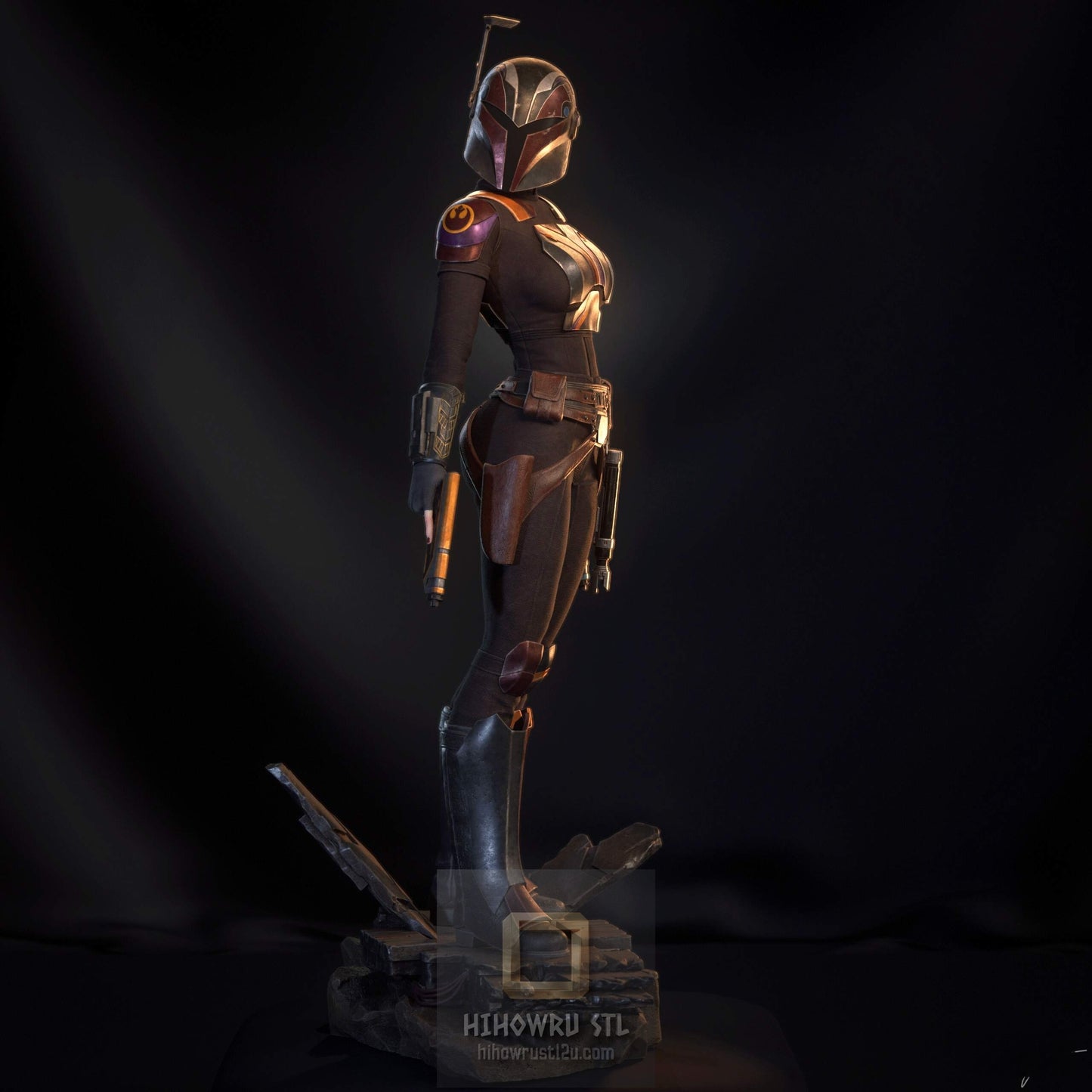 5003 Sabine Wren - Star Wars - STL 3D Print Files