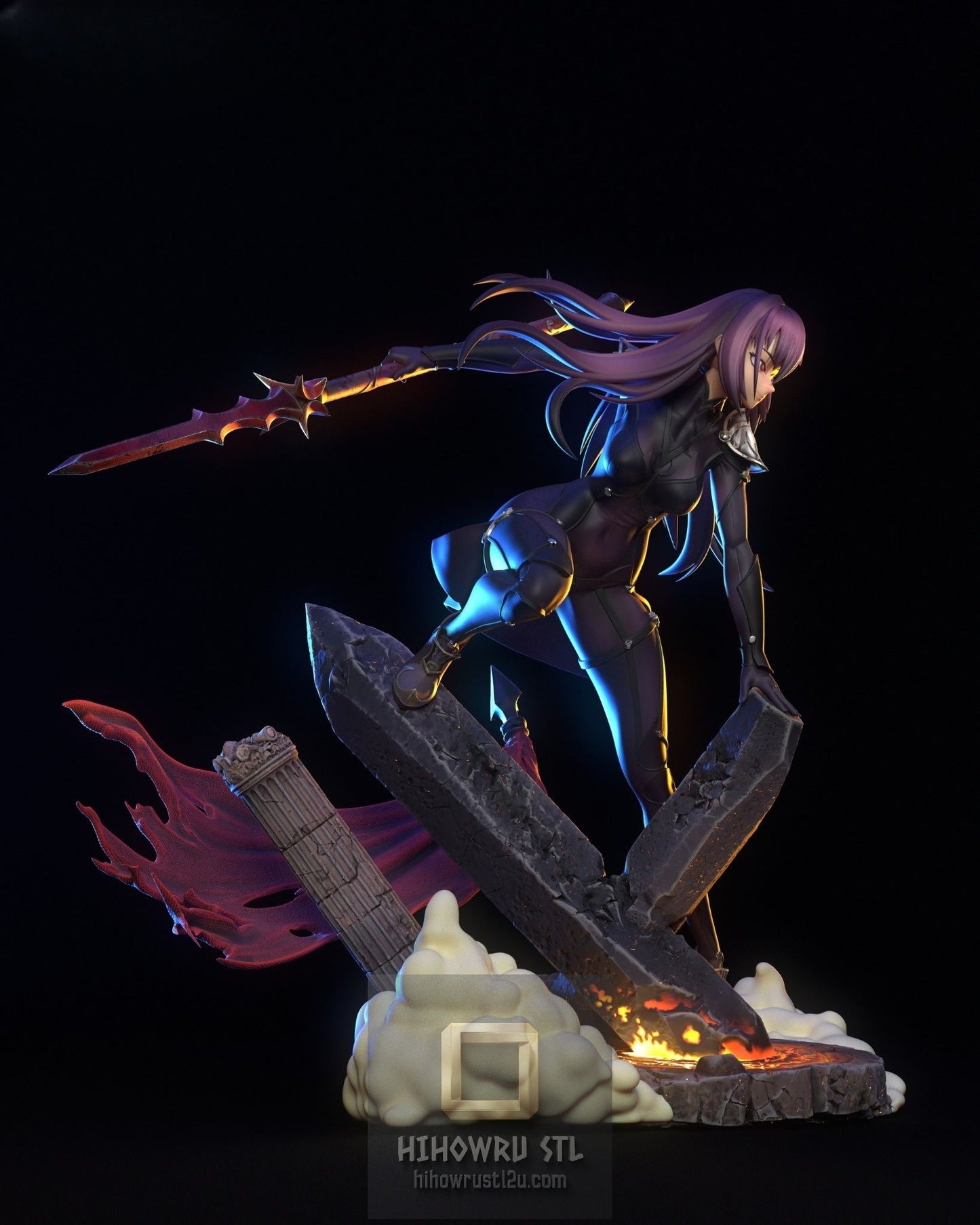 5402 Scathach - Fate/Grand Order - STL 3D Print Files