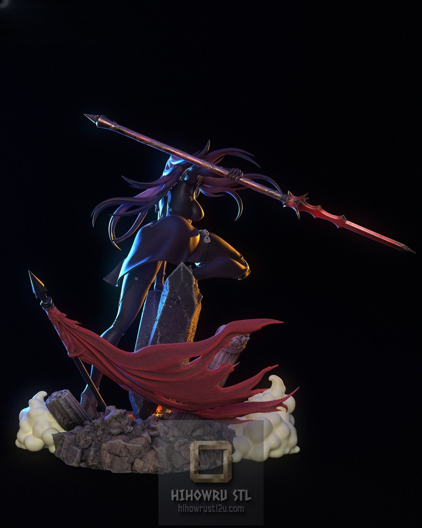 5402 Scathach - Fate/Grand Order - STL 3D Print Files