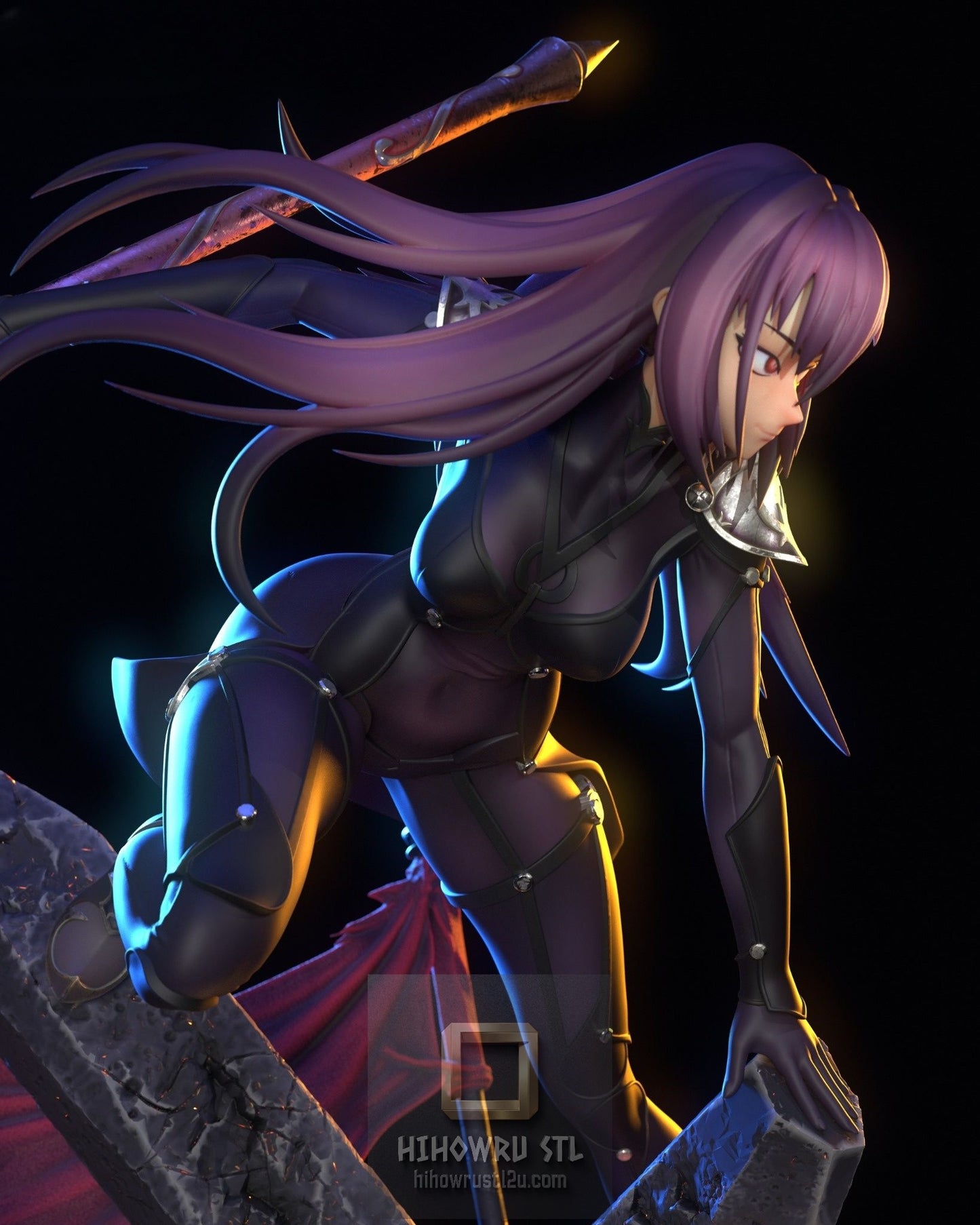 5402 Scathach - Fate/Grand Order - STL 3D Print Files