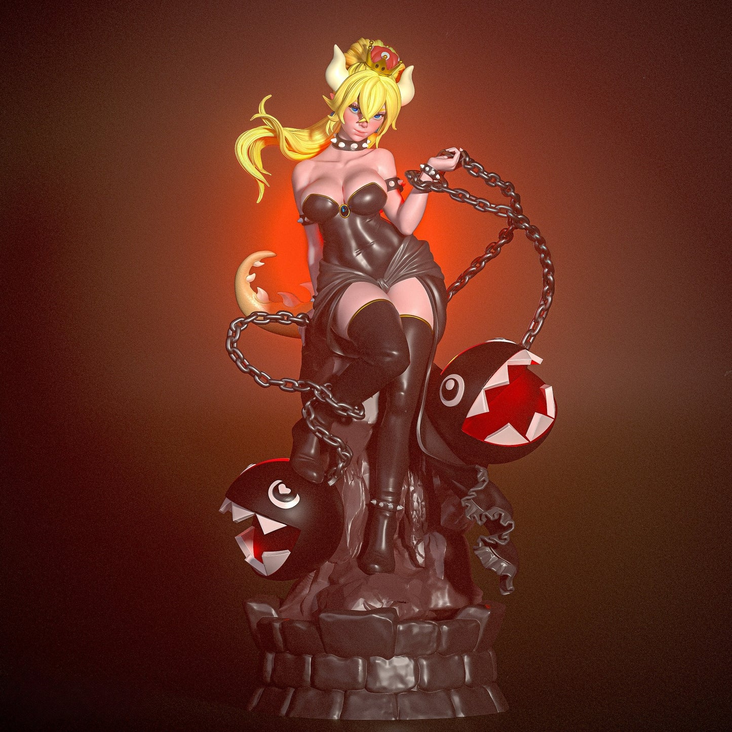 3537 Bowsette NSFW - Super Mario - STL 3D Print Files