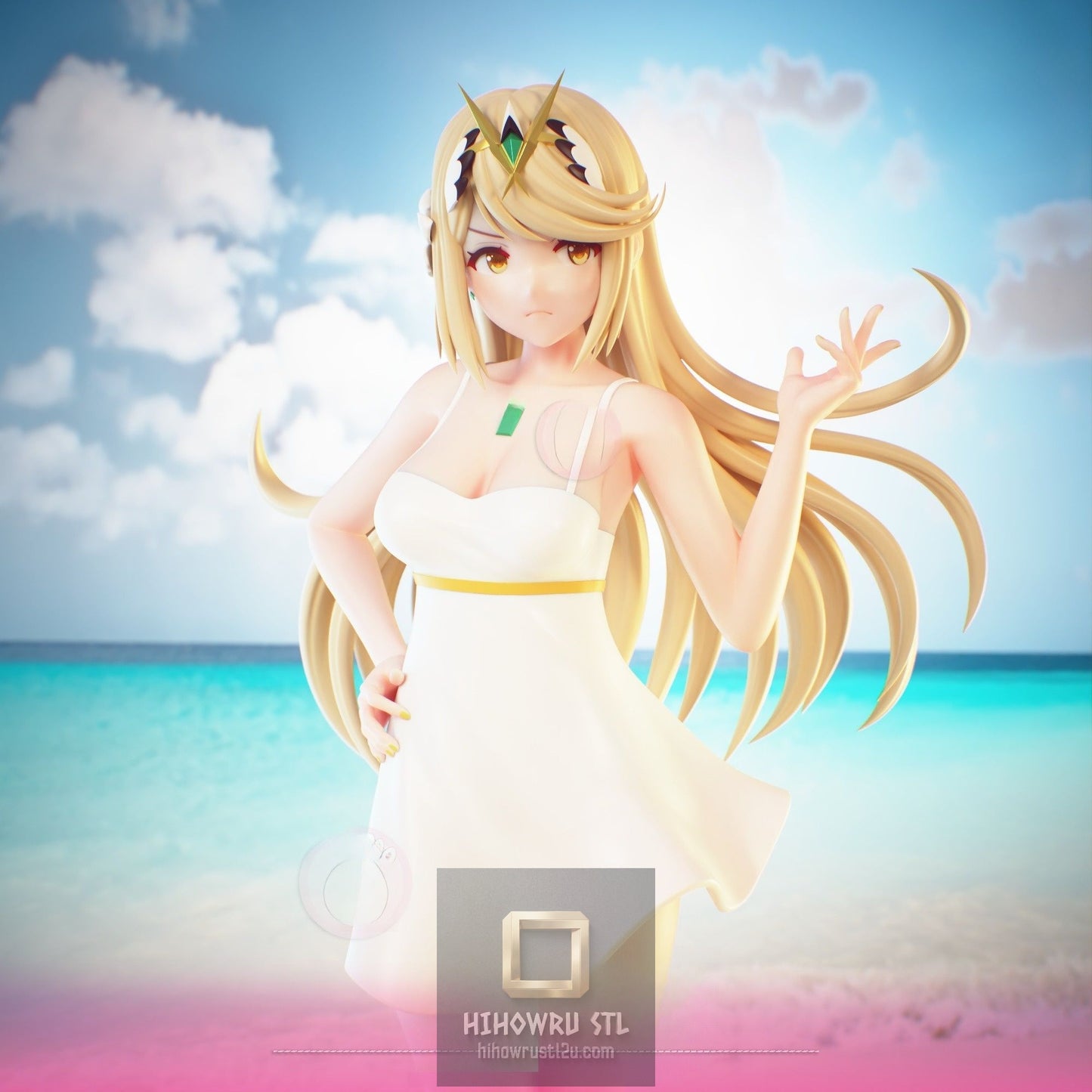 5458 Mythra NSFW - Xenoblade Chronicles - STL 3D Print Files