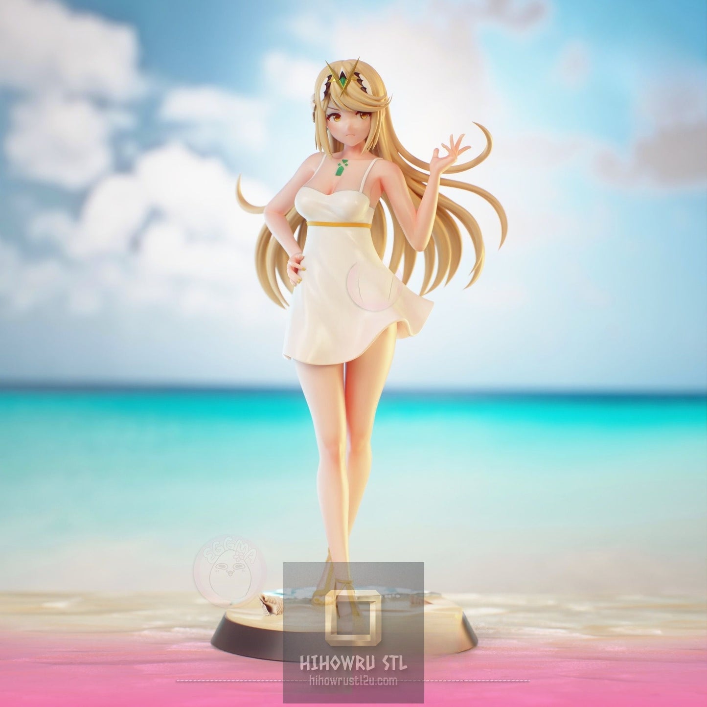 5458 Mythra NSFW - Xenoblade Chronicles - STL 3D Print Files