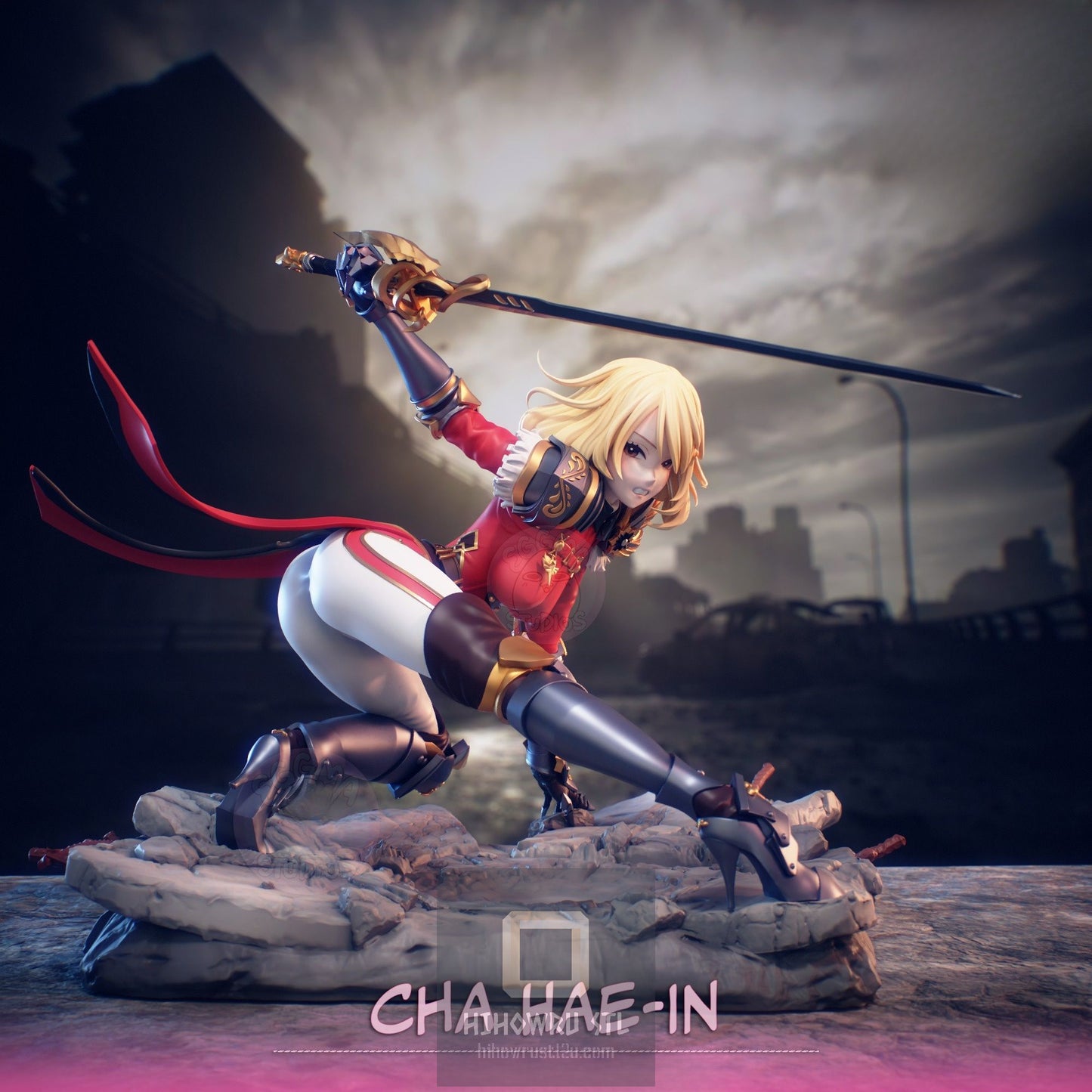 4608 Cha Hae-In NSFW - Solo Leveling - STL 3D Print Files