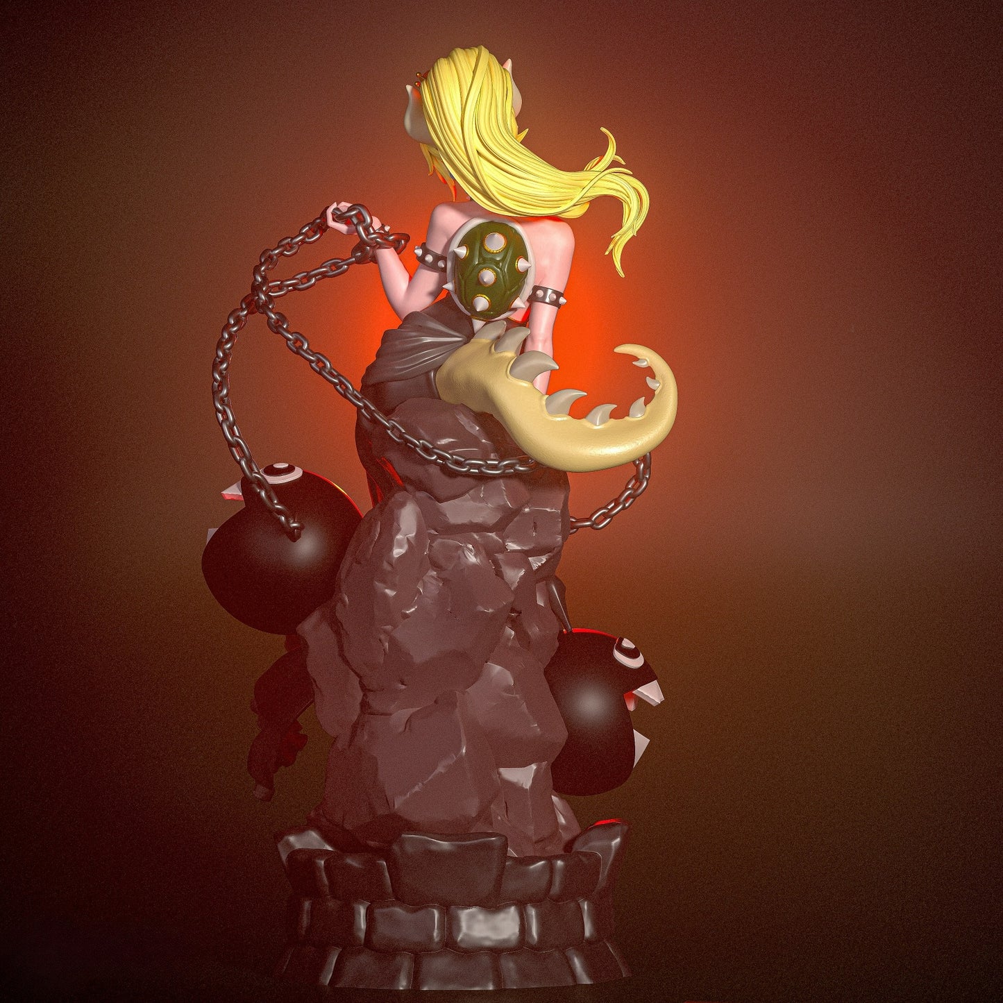 3537 Bowsette NSFW - Super Mario - STL 3D Print Files