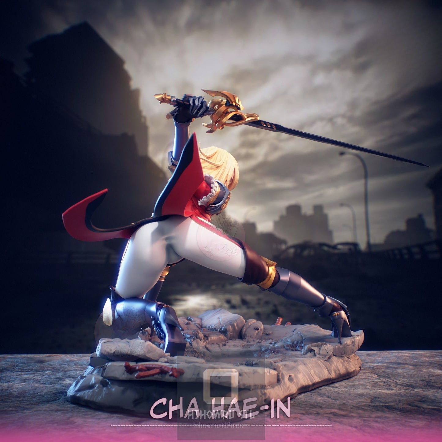 4608 Cha Hae-In NSFW - Solo Leveling - STL 3D Print Files