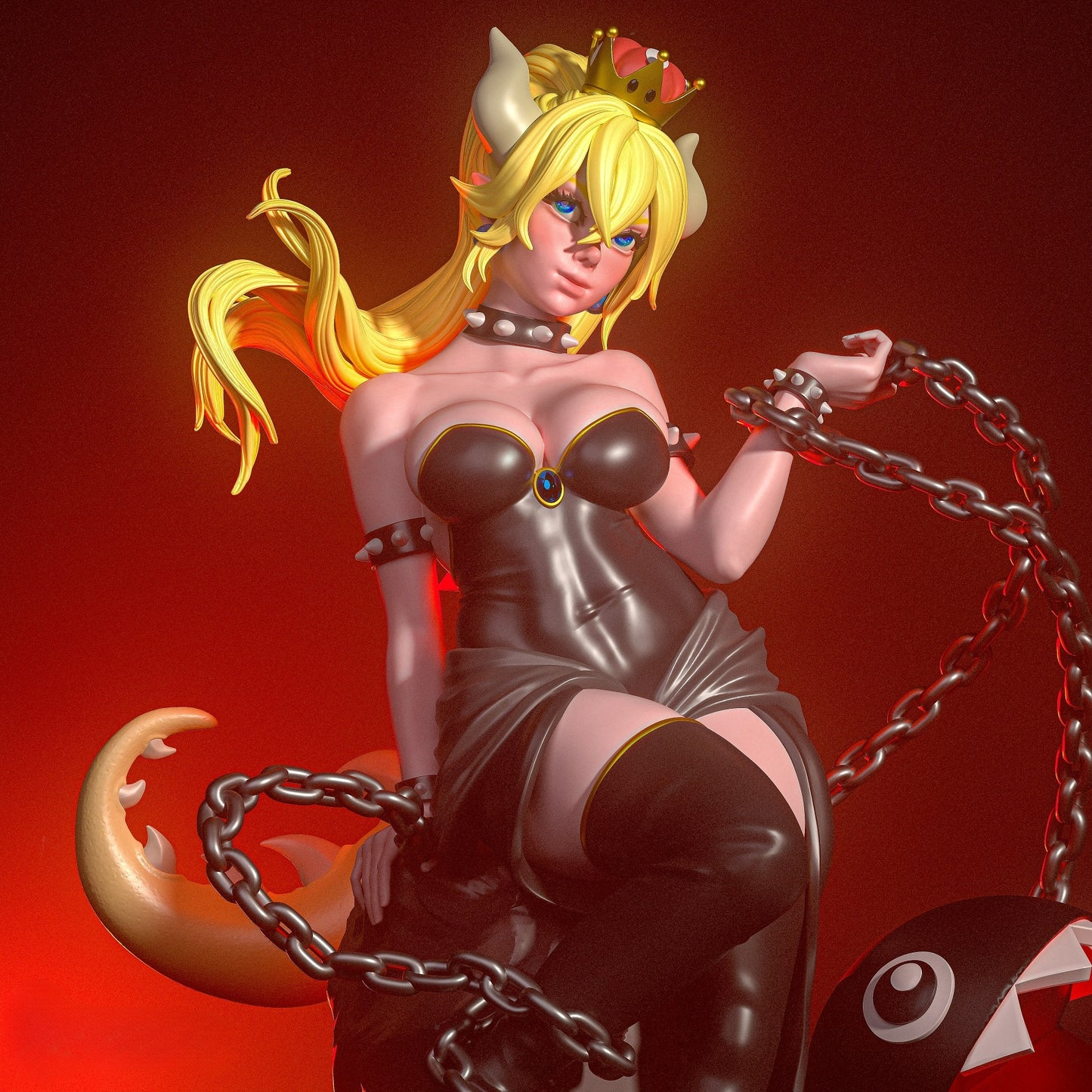 3537 Bowsette NSFW - Super Mario - STL 3D Print Files