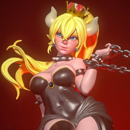 3537 Bowsette NSFW - Super Mario - STL 3D Print Files