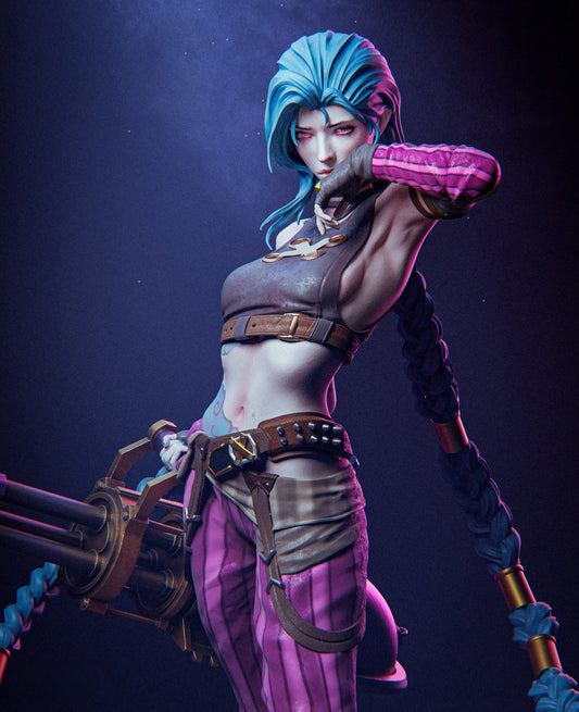 3273 Jinx NSFW - League Of Legends - STL 3D Print Files