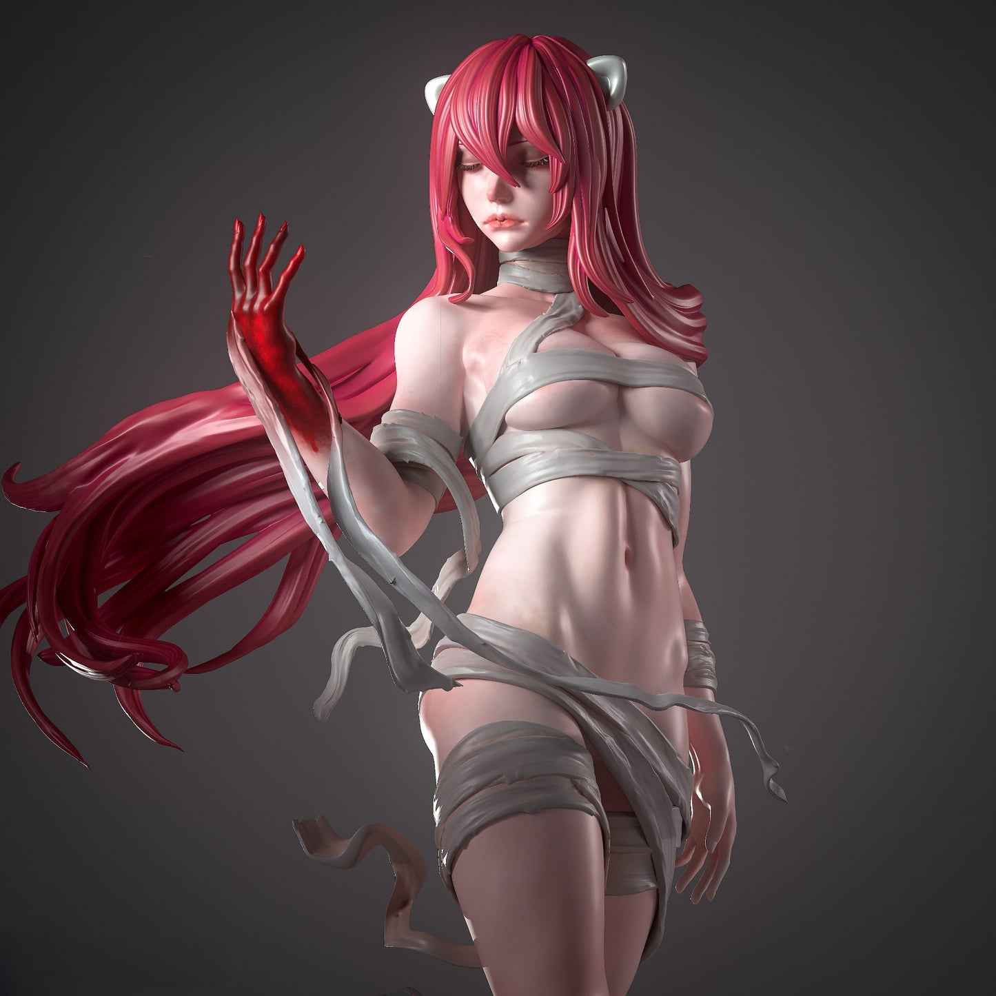 3538 Lucy Kaede NSFW - Elfen Lied - STL 3D Print Files