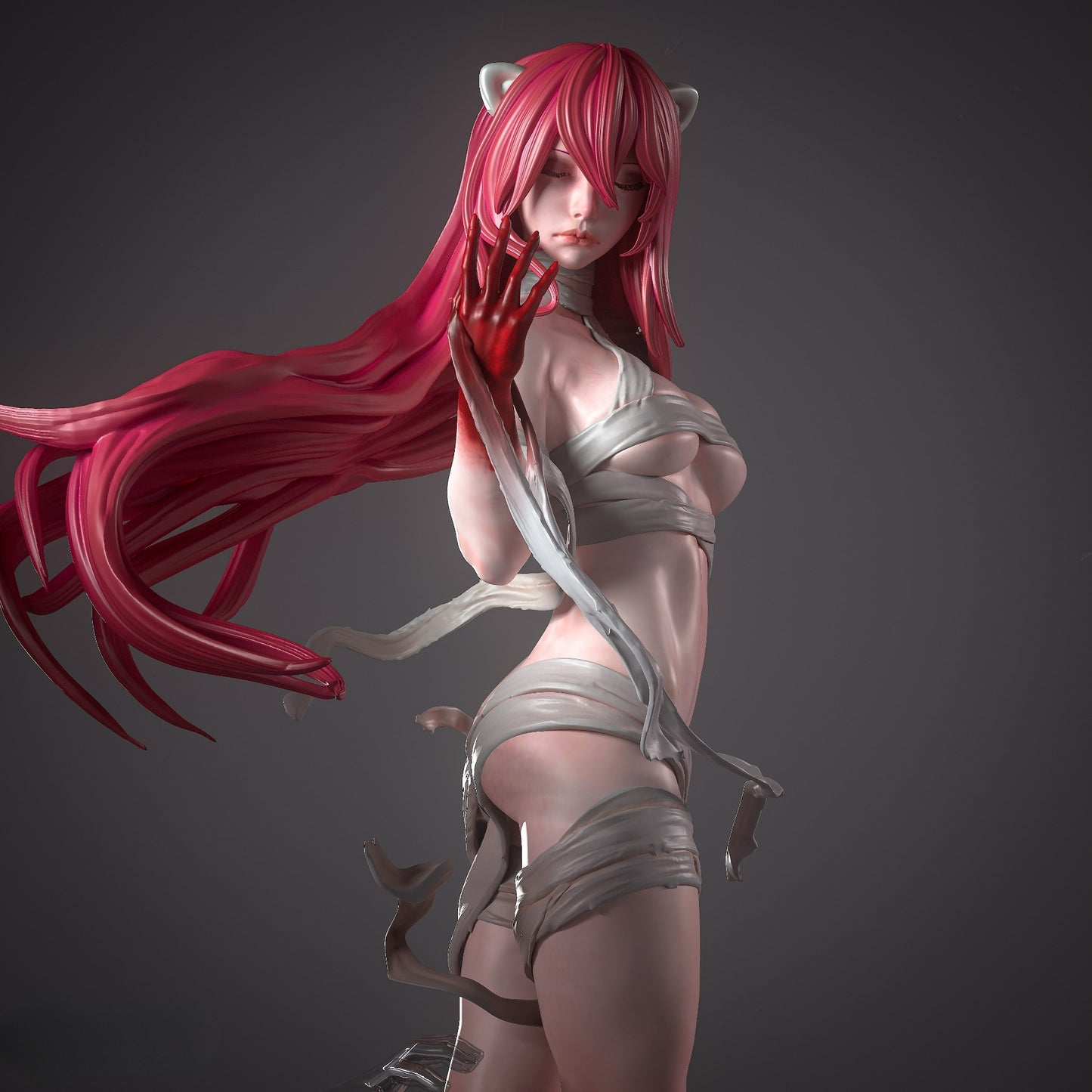 3538 Lucy Kaede NSFW - Elfen Lied - STL 3D Print Files