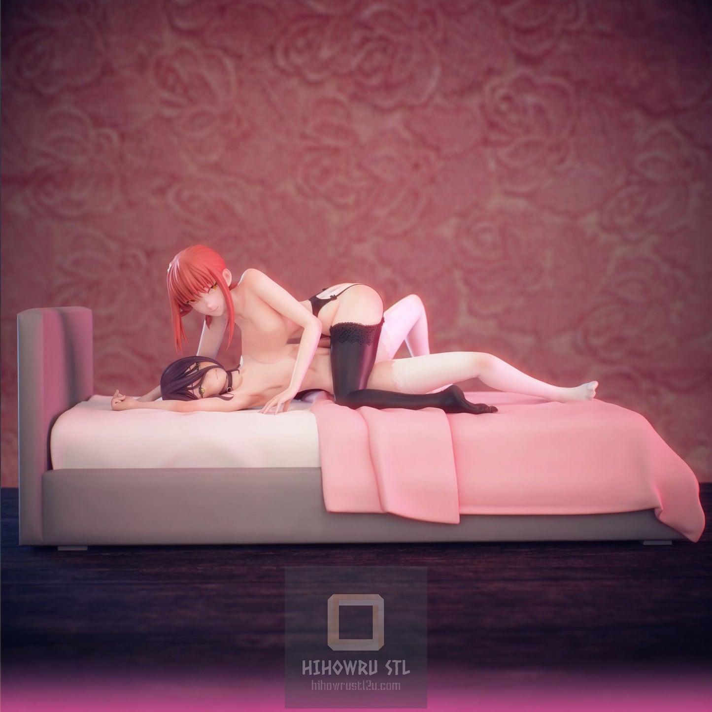 4866 Makima AND Reze NSFW - Chainsaw Man - STL 3D Print Files