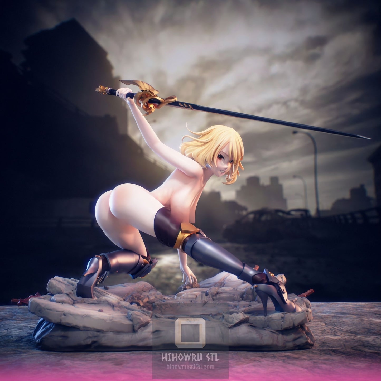 4608 Cha Hae-In NSFW - Solo Leveling - STL 3D Print Files