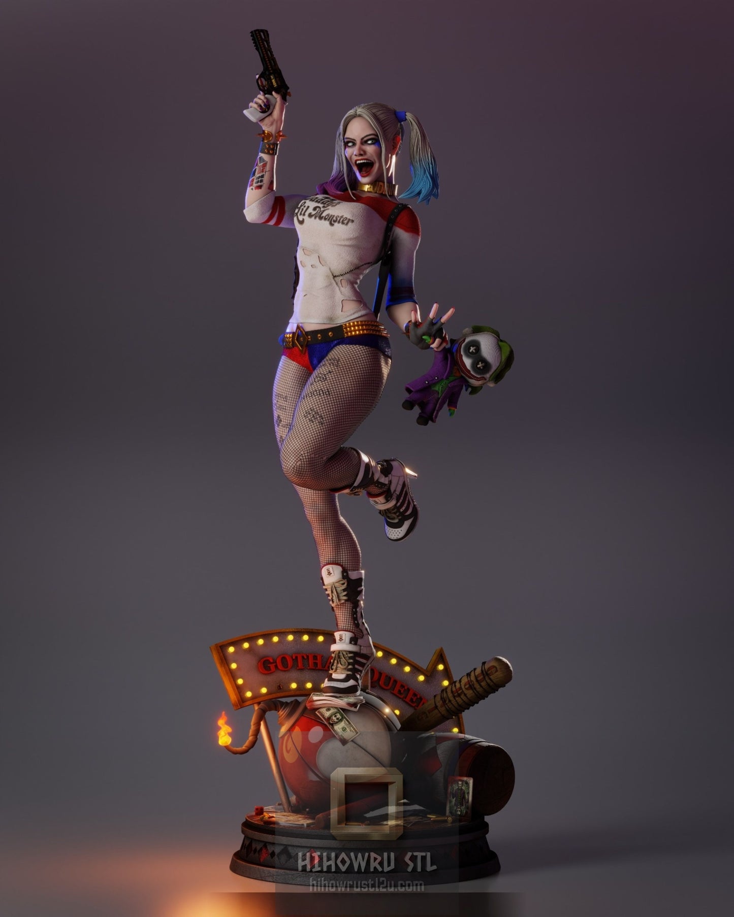5053 Harley Quinn NSFW - DC Comics - STL 3D Print Files