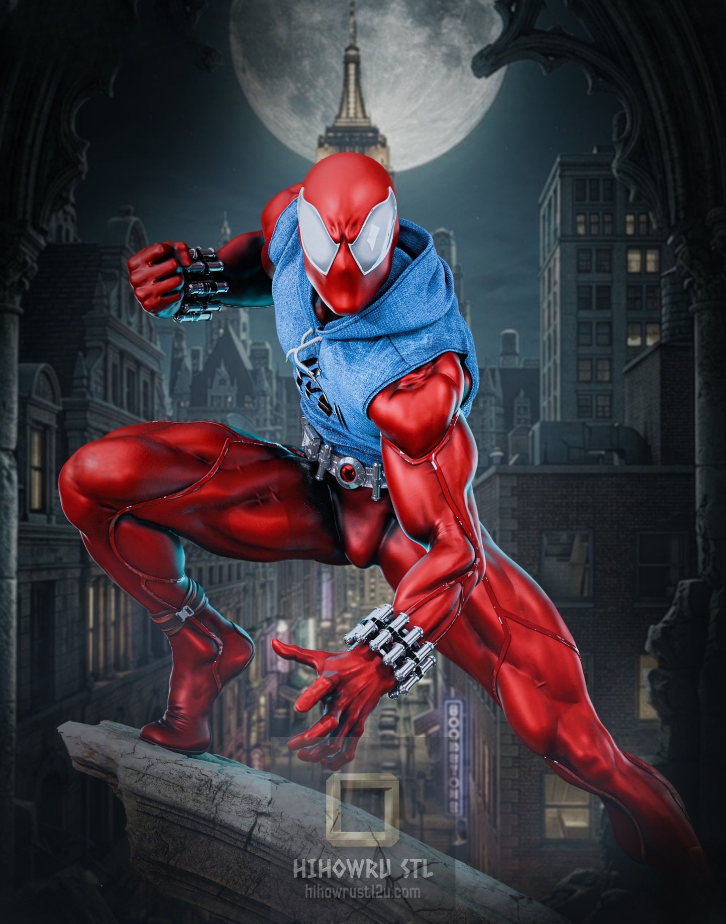 5199 Scarlet Spider - Marvel Comics - STL 3D Print Files