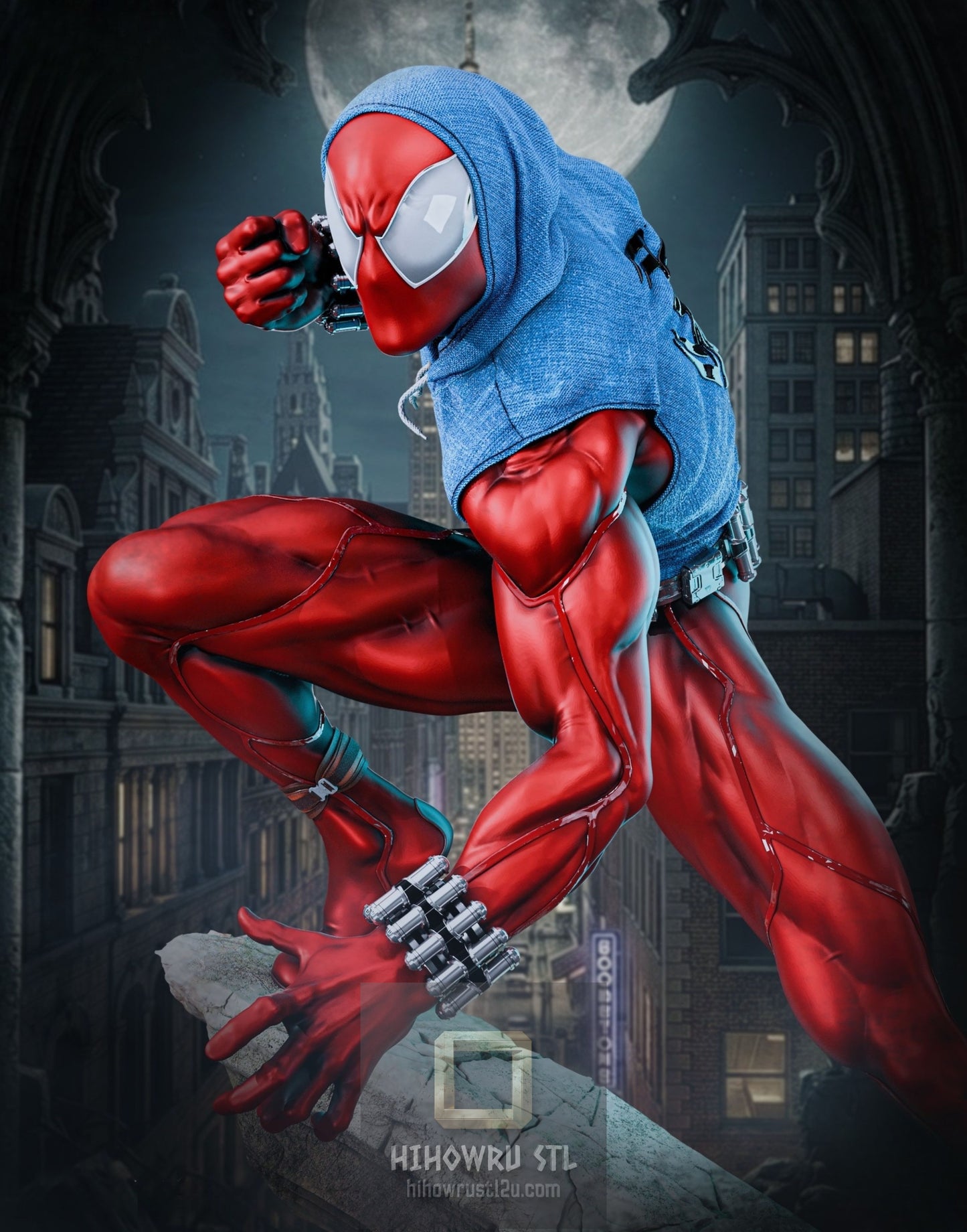 5199 Scarlet Spider - Marvel Comics - STL 3D Print Files