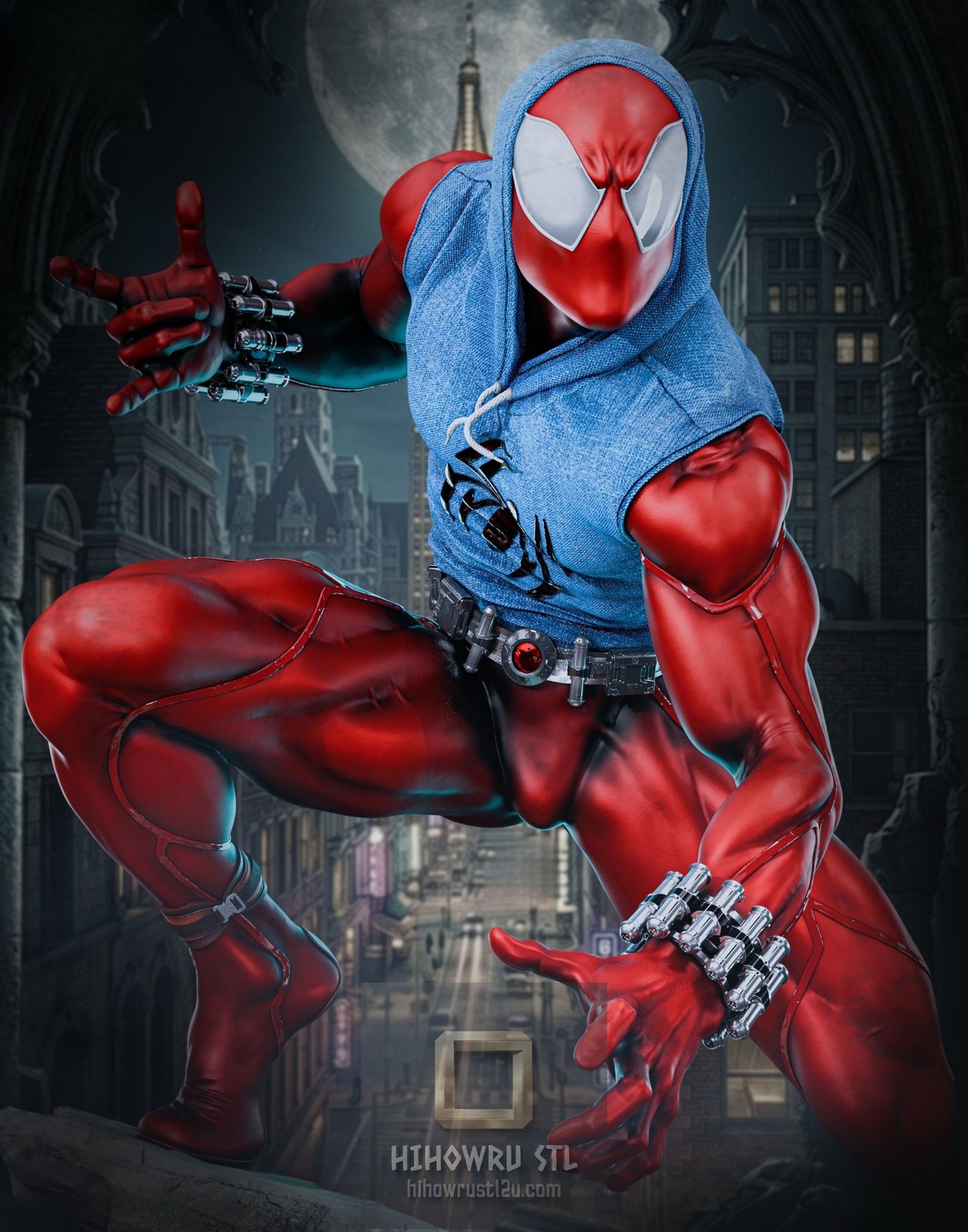 5199 Scarlet Spider - Marvel Comics - STL 3D Print Files