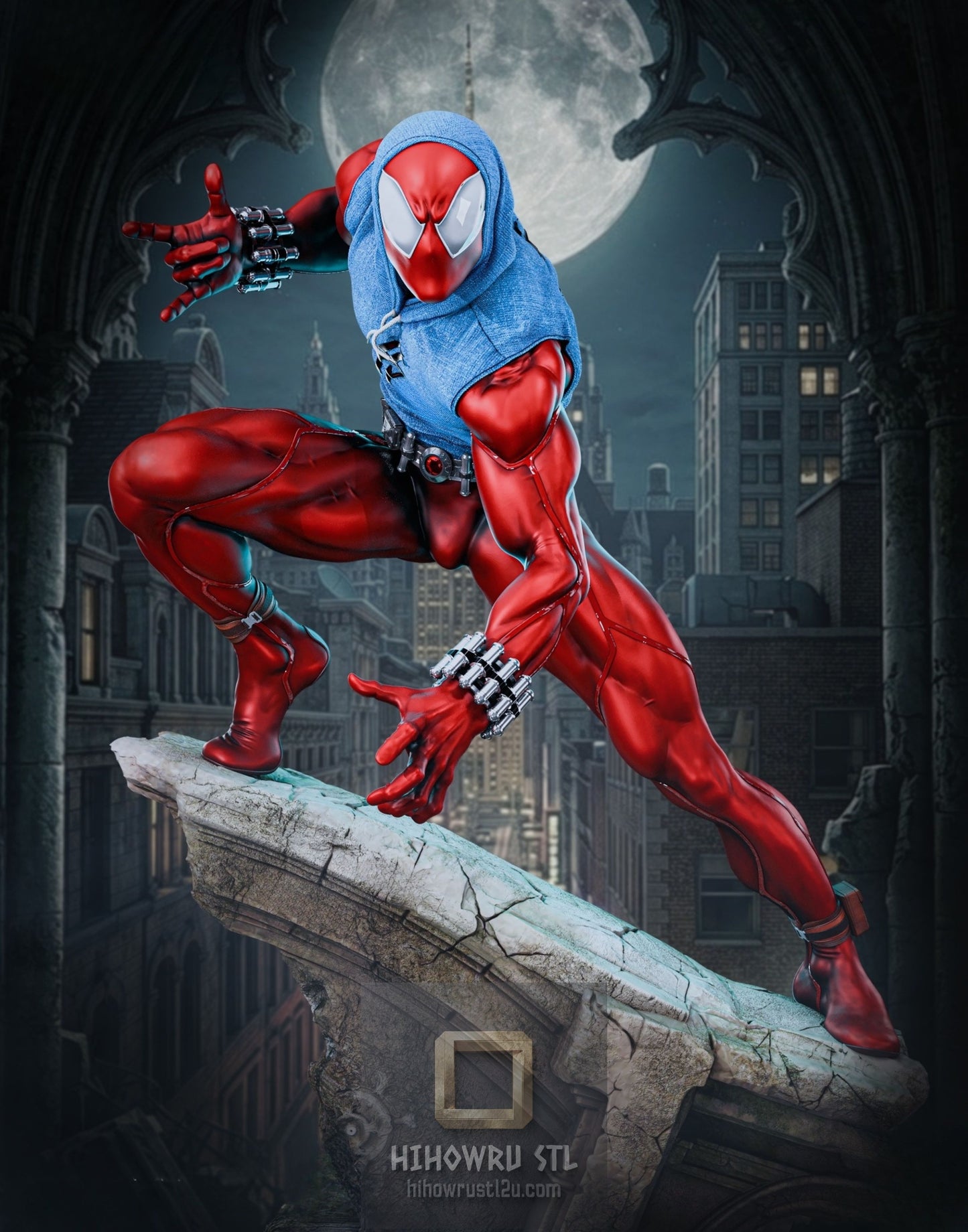 5199 Scarlet Spider - Marvel Comics - STL 3D Print Files