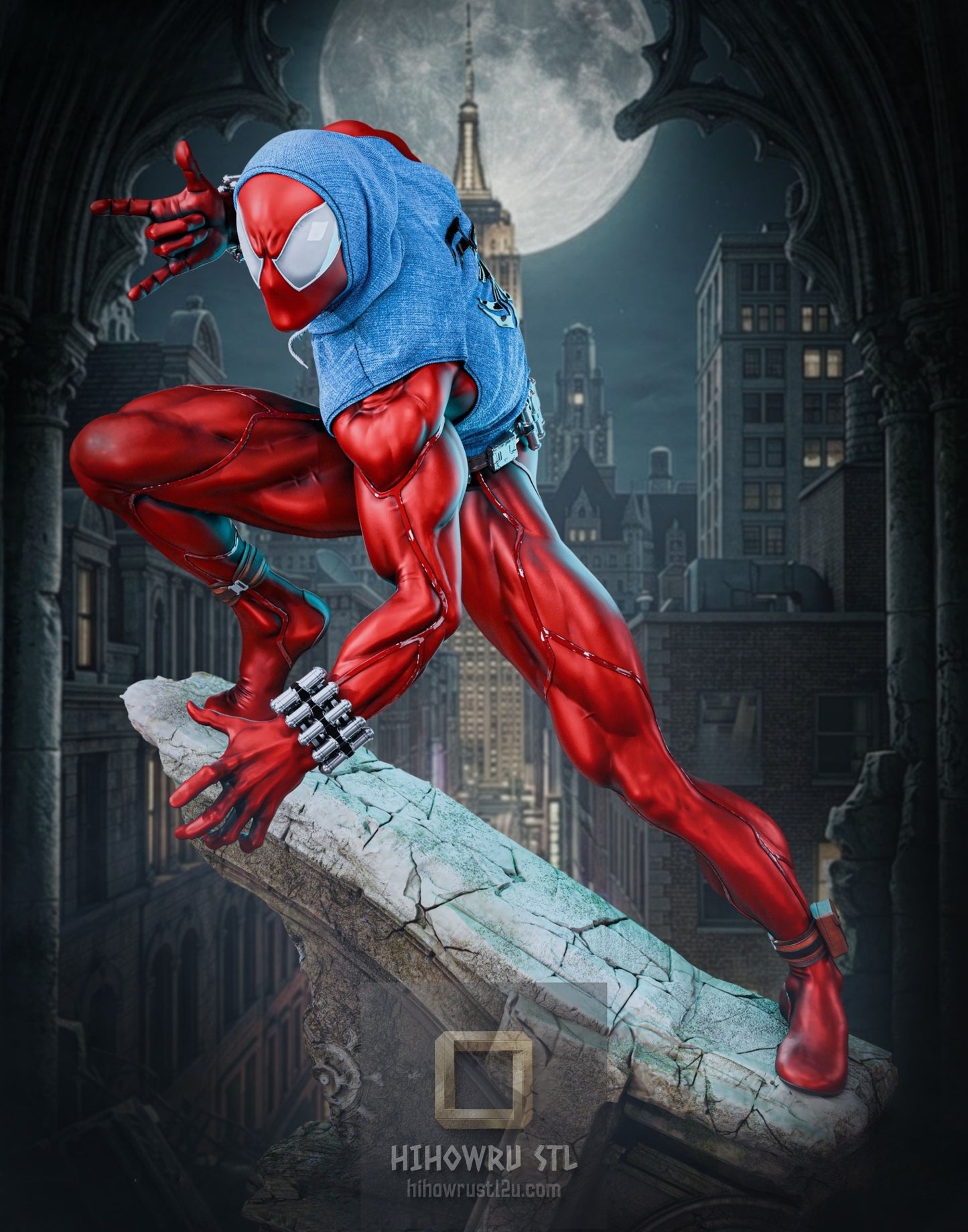 5199 Scarlet Spider - Marvel Comics - STL 3D Print Files