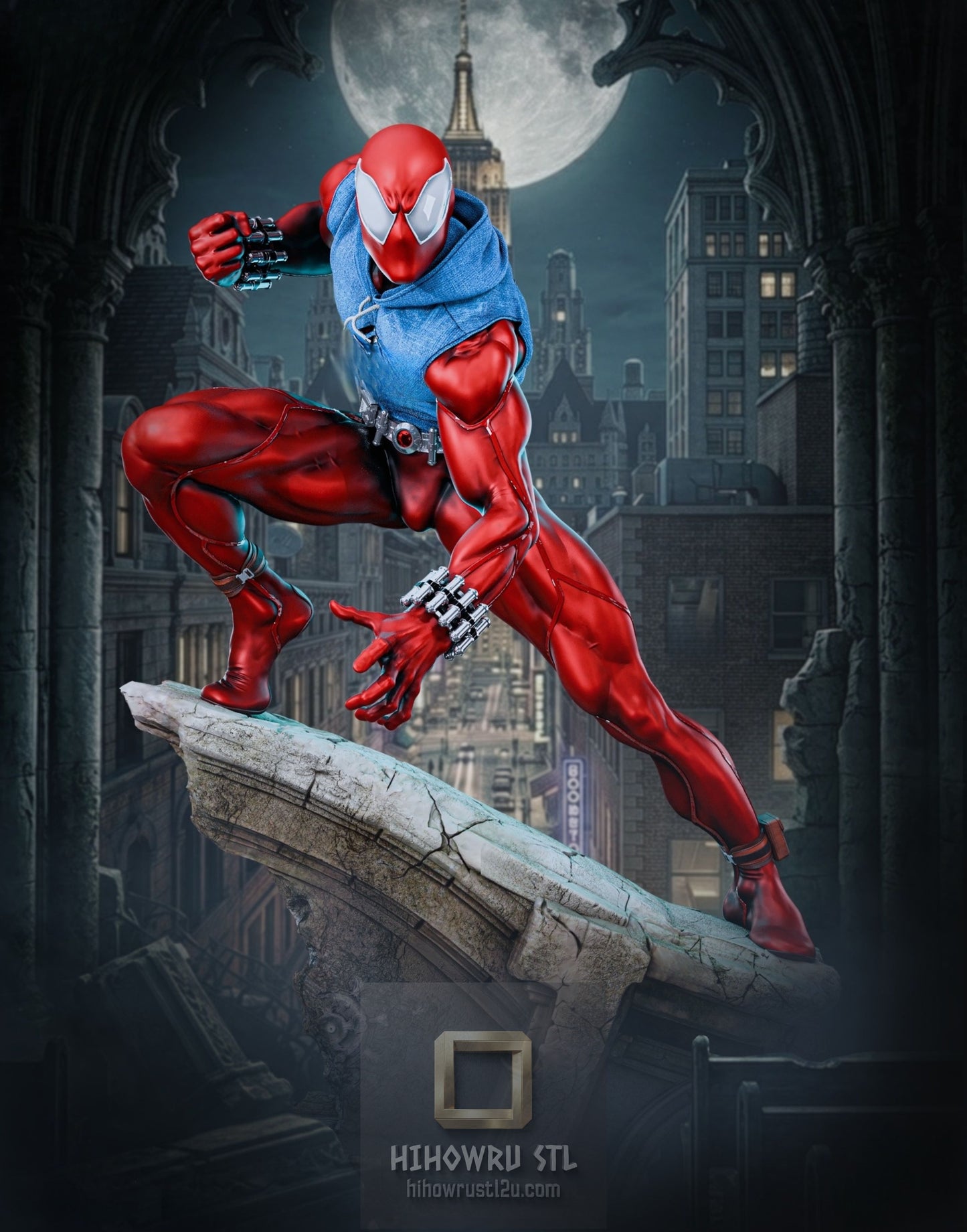 5199 Scarlet Spider - Marvel Comics - STL 3D Print Files