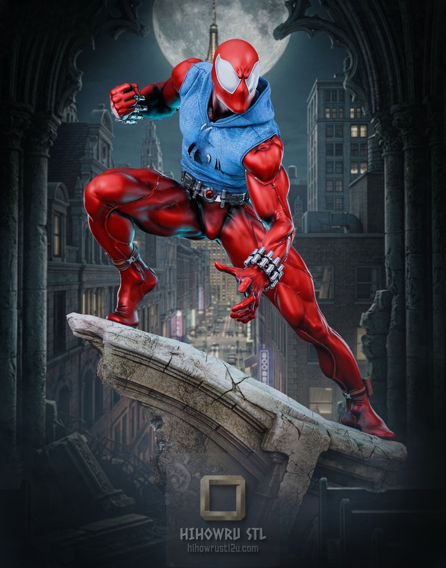 5199 Scarlet Spider - Marvel Comics - STL 3D Print Files