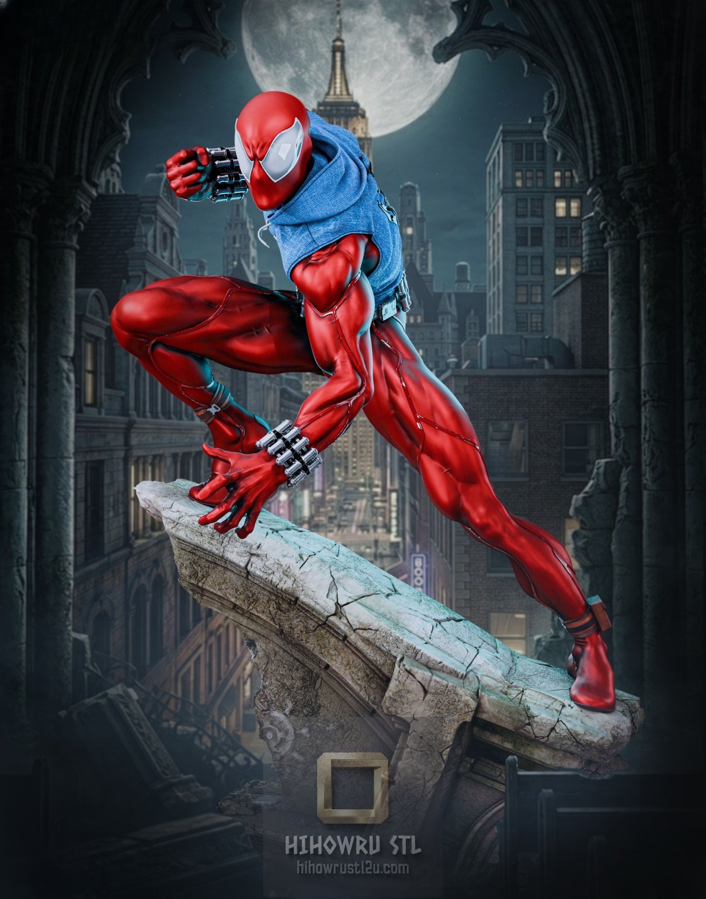5199 Scarlet Spider - Marvel Comics - STL 3D Print Files