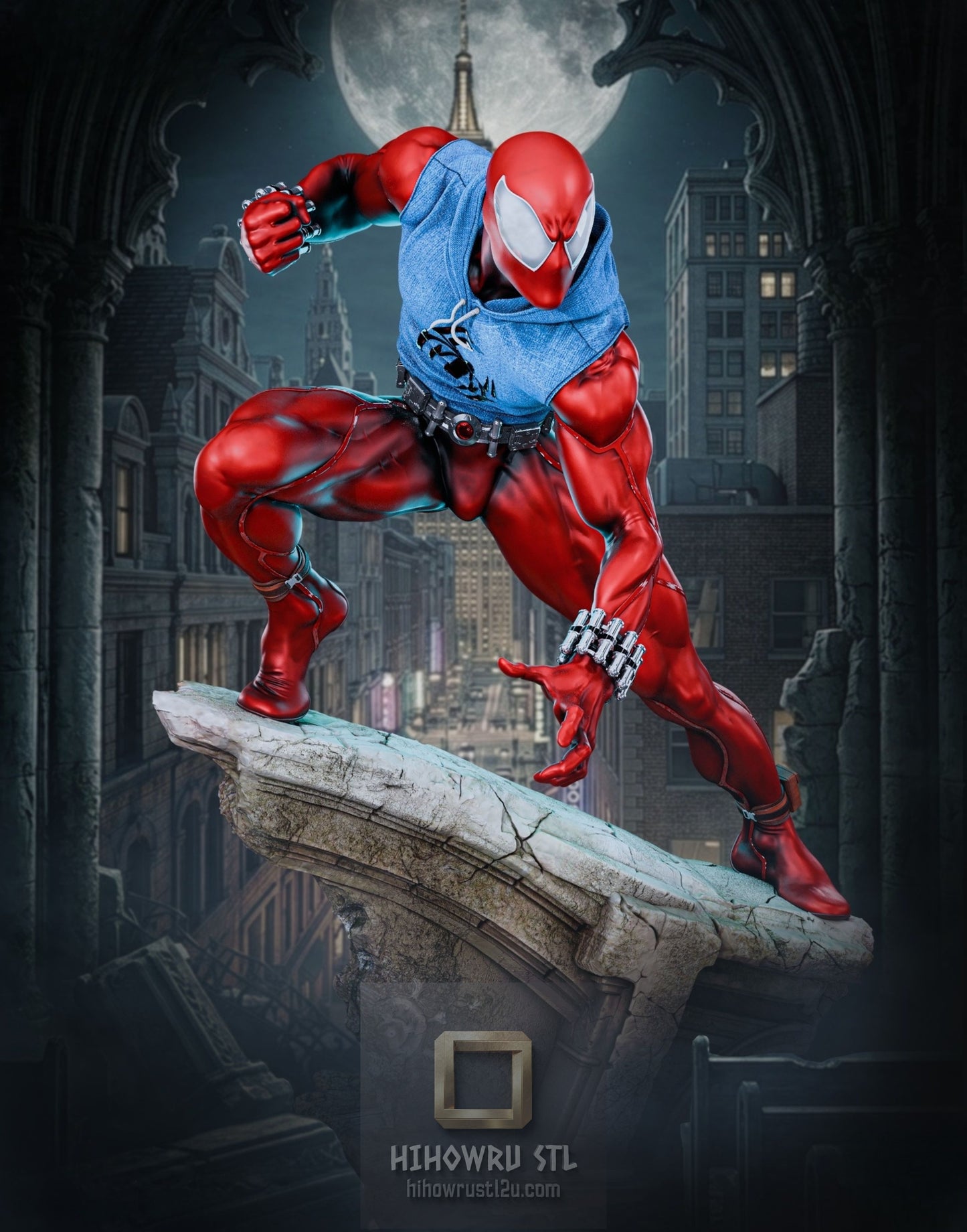 5199 Scarlet Spider - Marvel Comics - STL 3D Print Files