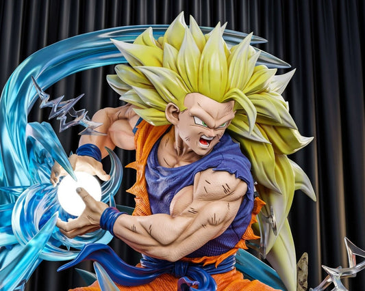 3292 Goku Kamehameha SSJ3 - Dragon Ball Z - STL 3D Print Files