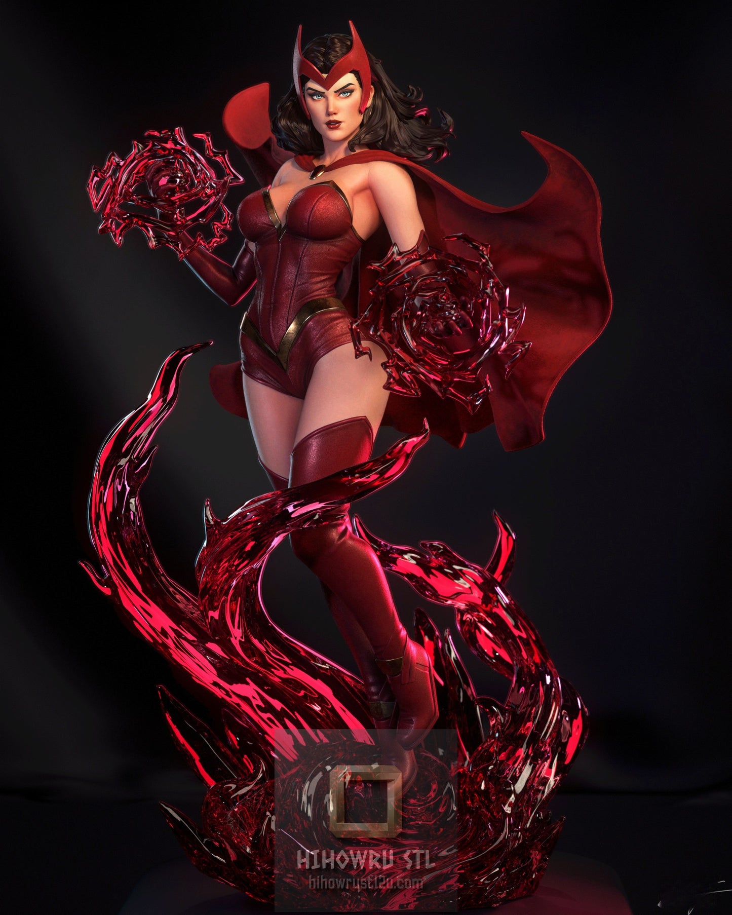 5152 Scarlet Witch NSFW - Wanda Maximoff - STL 3D Print Files
