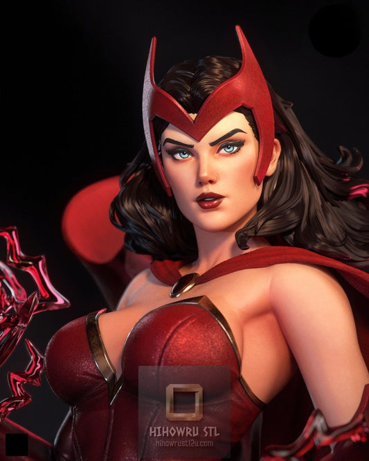 5152 Scarlet Witch NSFW - Wanda Maximoff - STL 3D Print Files