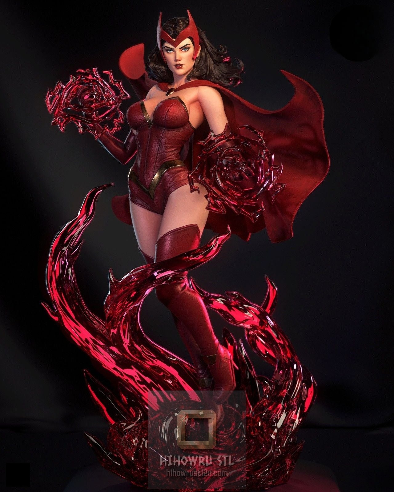 5152 Scarlet Witch NSFW - Wanda Maximoff - STL 3D Print Files